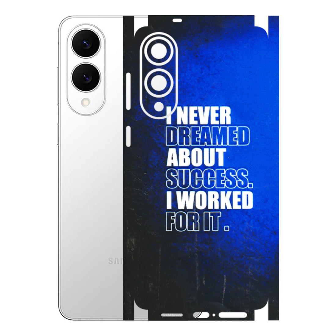 Samsung A/S Series Phone Skins (All Models) - I Never Dreamed About Success - 3D Embossed Finish (L-283) Samsung Galaxy S25 Edge