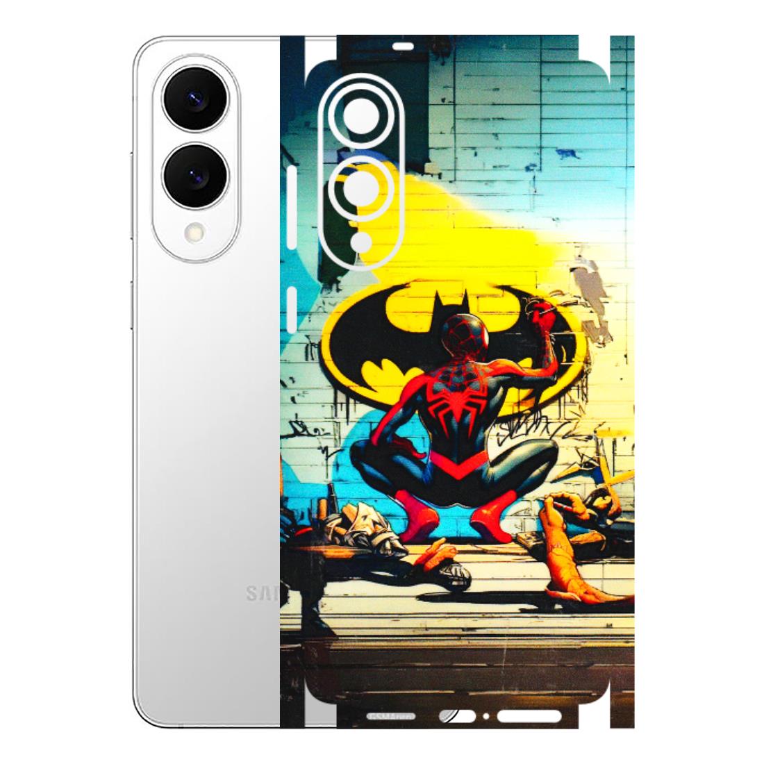 Samsung A/S Series Phone Skins (All Models) - New Spiderman Bat Logo - 3D Embossed Finish (L-309) Samsung Galaxy S25 Edge