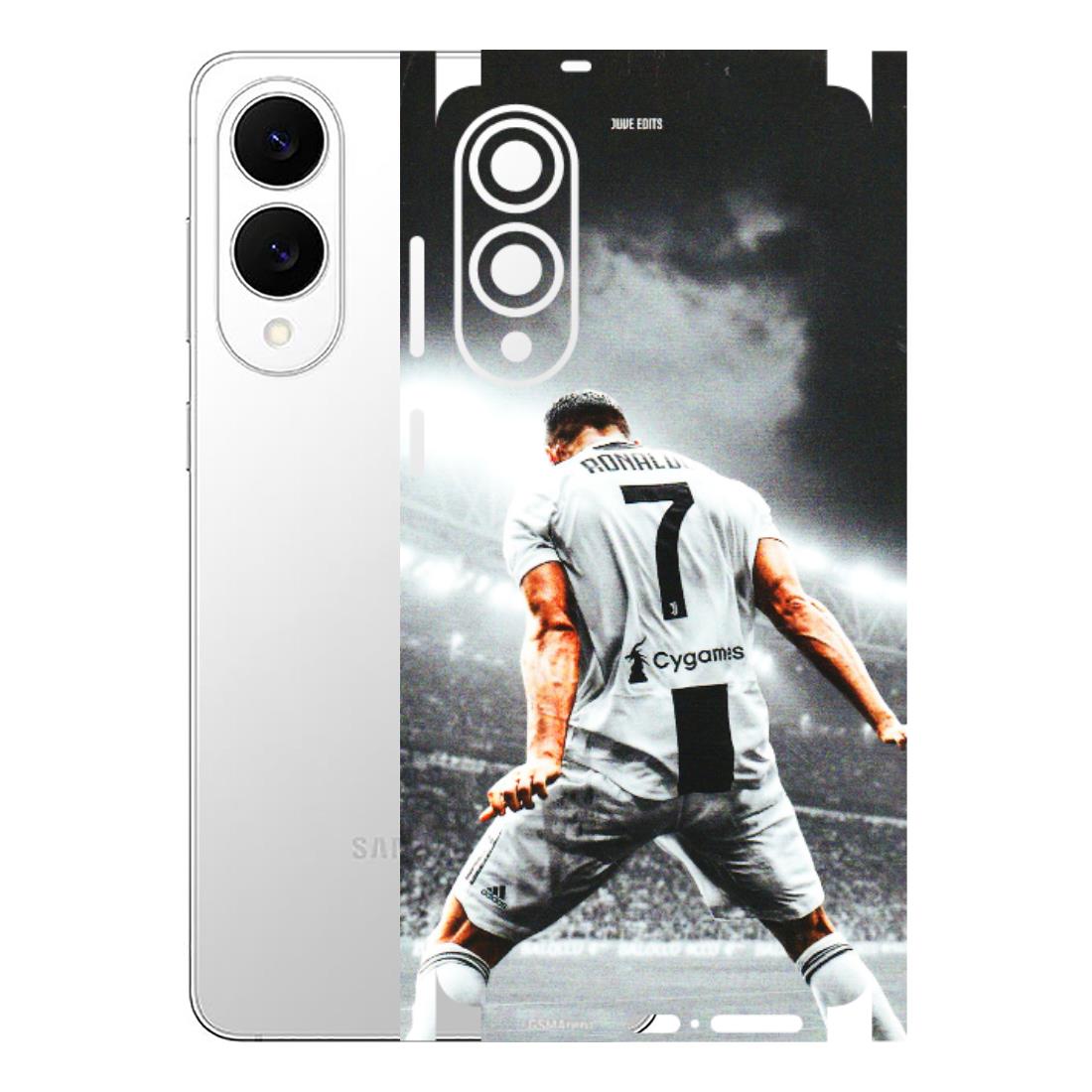 Samsung A/S Series Phone Skins (All Models) - Ronaldo CR7 Crazy - 3D Embossed Finish (L-44) Samsung Galaxy S25 Edge