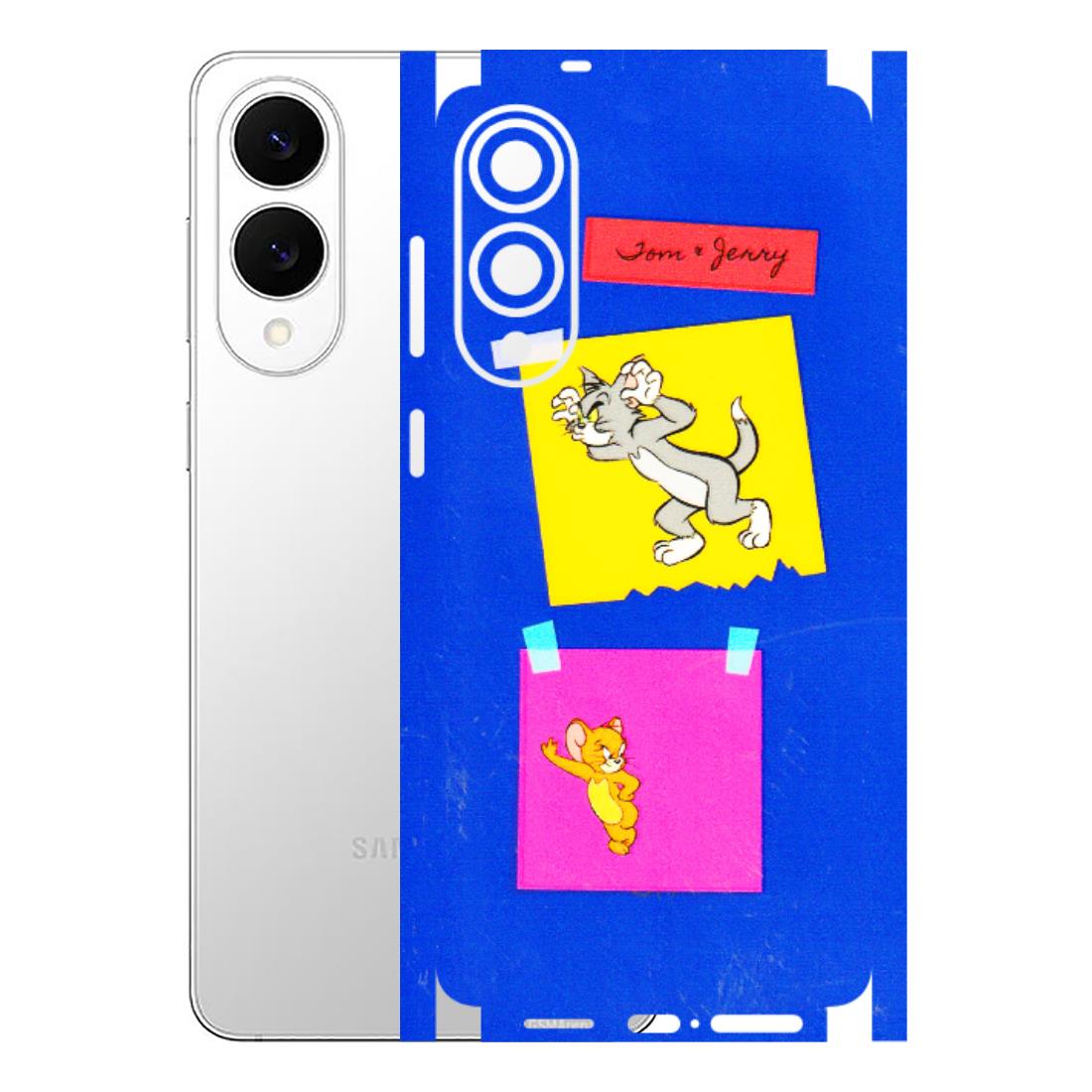 Samsung A/S Series Phone Skins (All Models) - Tom N Jerry Sticky Notes - 3D Embossed Finish (L-88) Samsung Galaxy S25 Edge