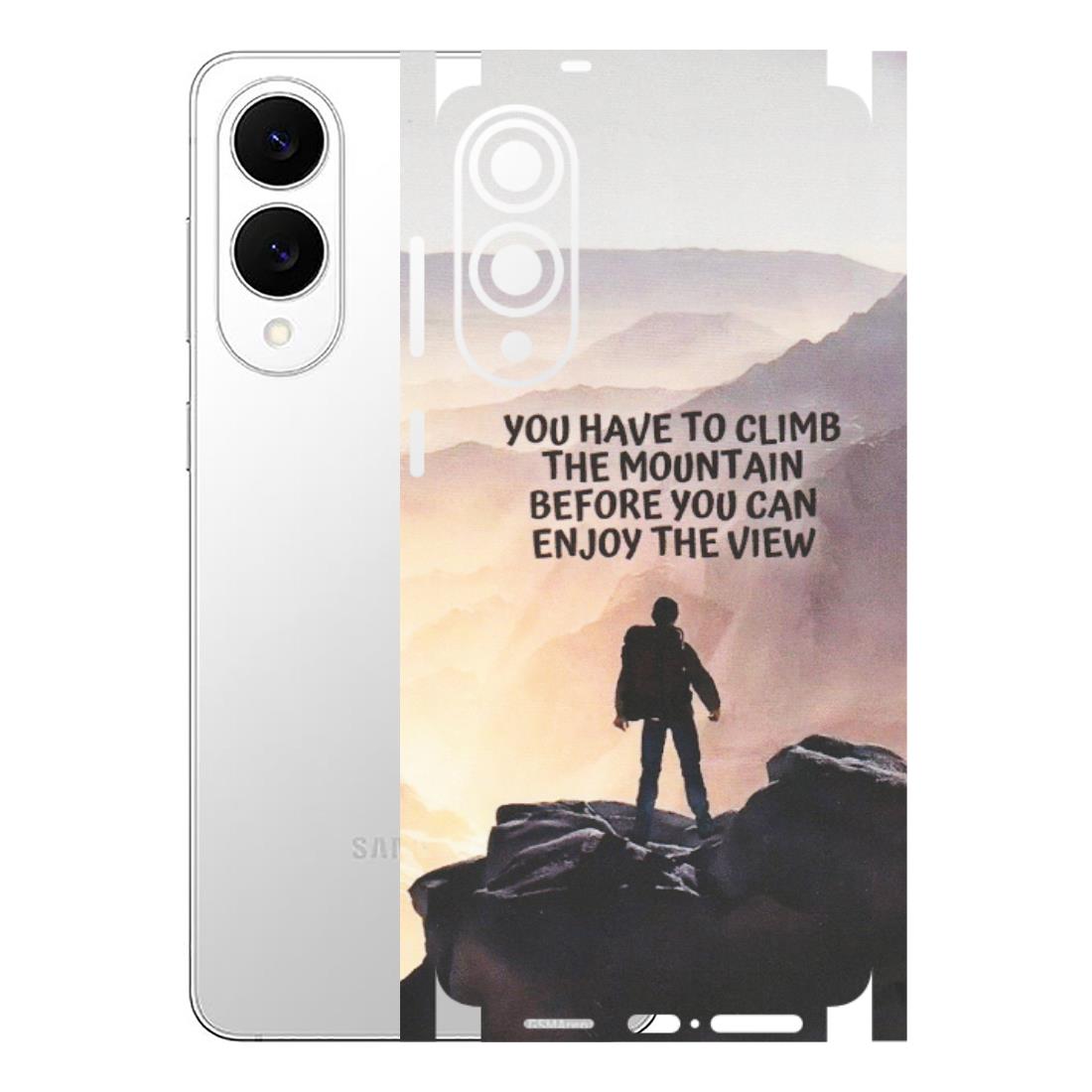 Samsung A/S Series Phone Skins (All Models) - Motivational Hiking Mountain - Matte Finish (M-28) Samsung Galaxy S25 Edge
