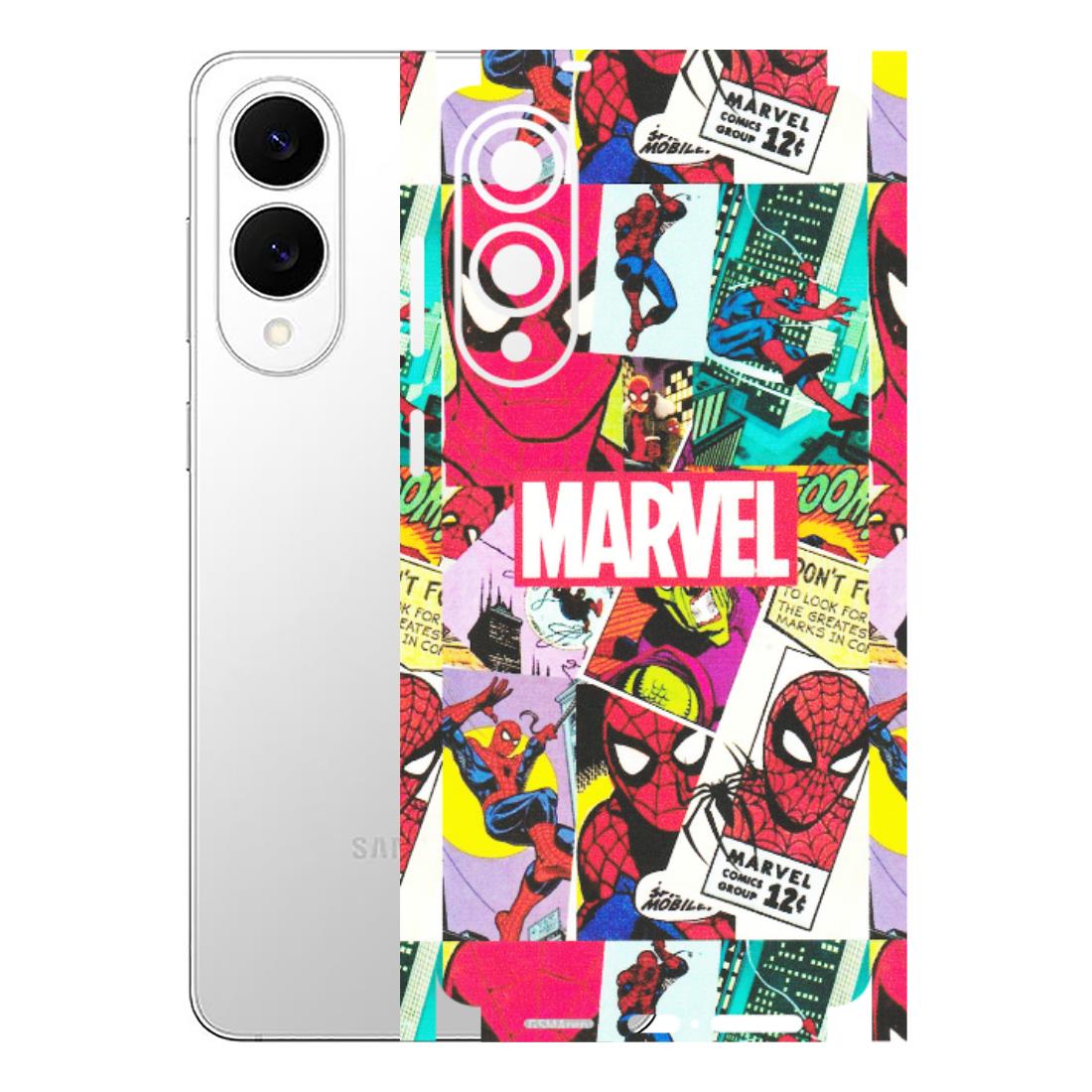 Samsung A/S Series Phone Skins (All Models) - Marvel Comic Spiderman Grafitti - Matte Finish (M-72) Samsung Galaxy S25 Edge