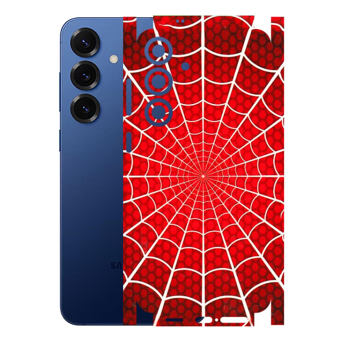 Samsung A/S Series Phone Skins (All Models) - Classic Spidey Web - 3D Embossed Finish (L-115) Samsung Galaxy S25 Plus