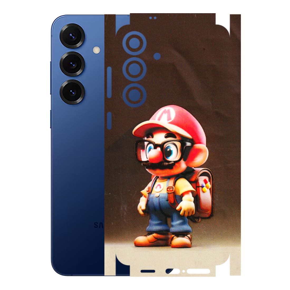 Samsung A/S Series Phone Skins (All Models) - Little Mario - 3D Embossed Finish (L-119) Samsung Galaxy S25 Plus