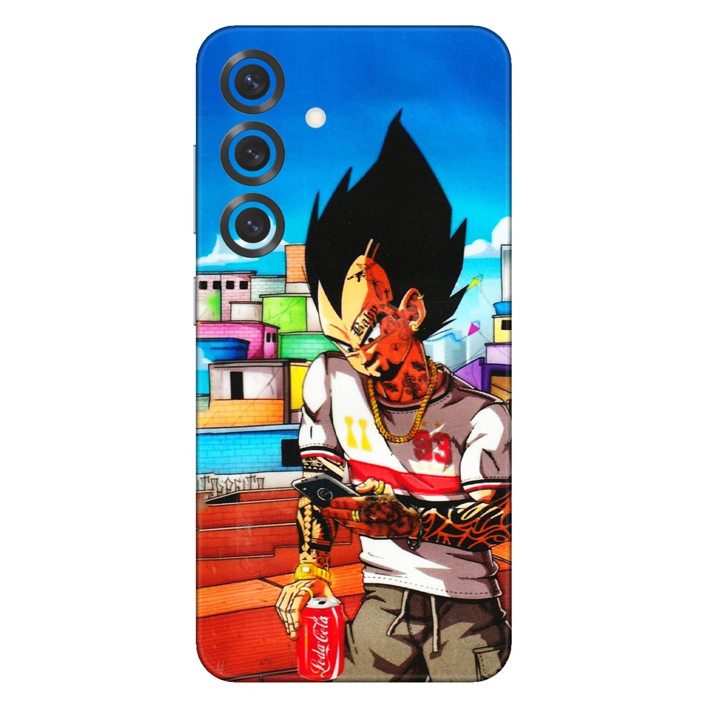 Samsung A/S Series Phone Skins (All Models) - Vegeta - 3D Embossed Finish (L-136) Samsung Galaxy S25 Plus