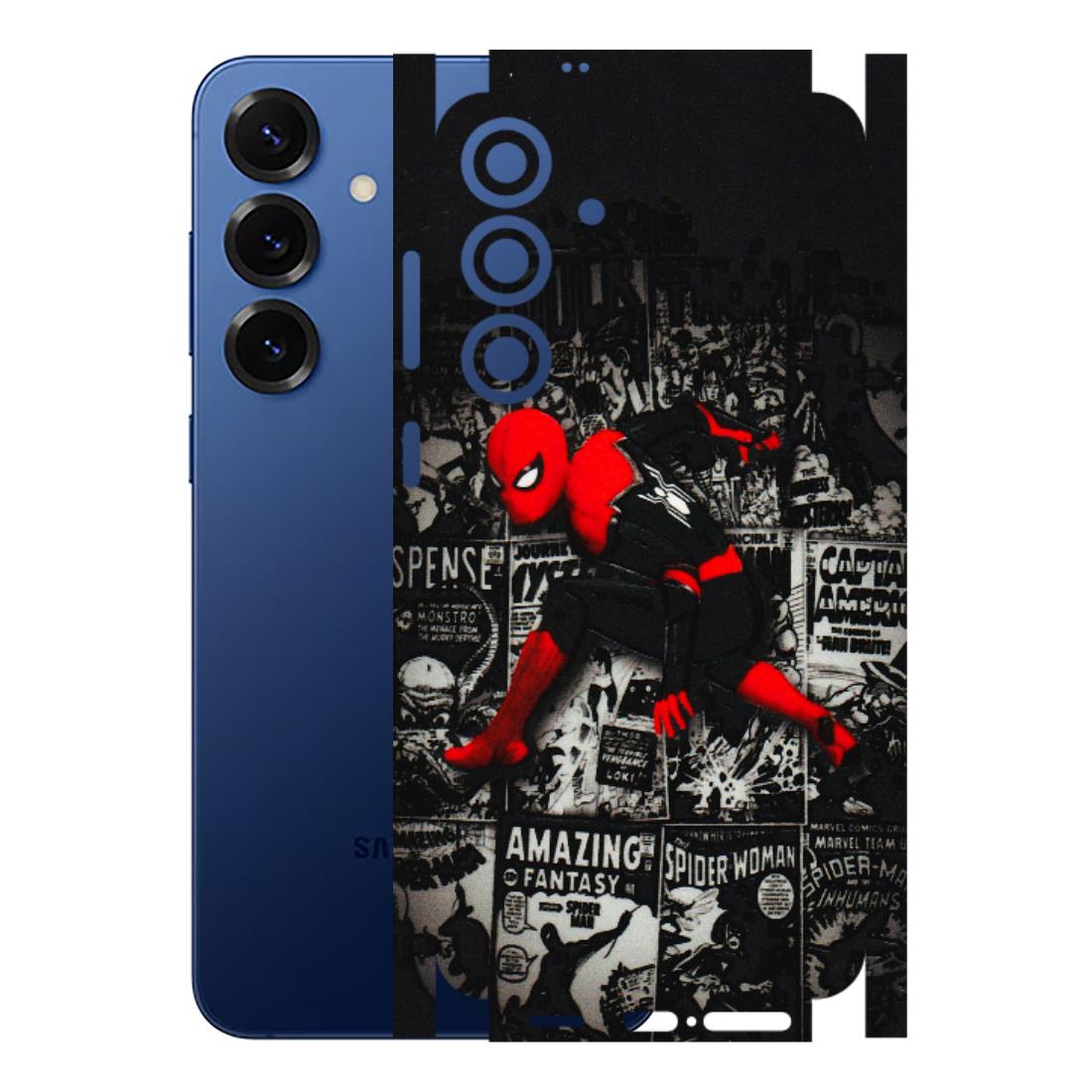 Samsung A/S Series Phone Skins (All Models) - SpiderMan New - 3D Embossed Finish (L-162) Samsung Galaxy S25 Plus