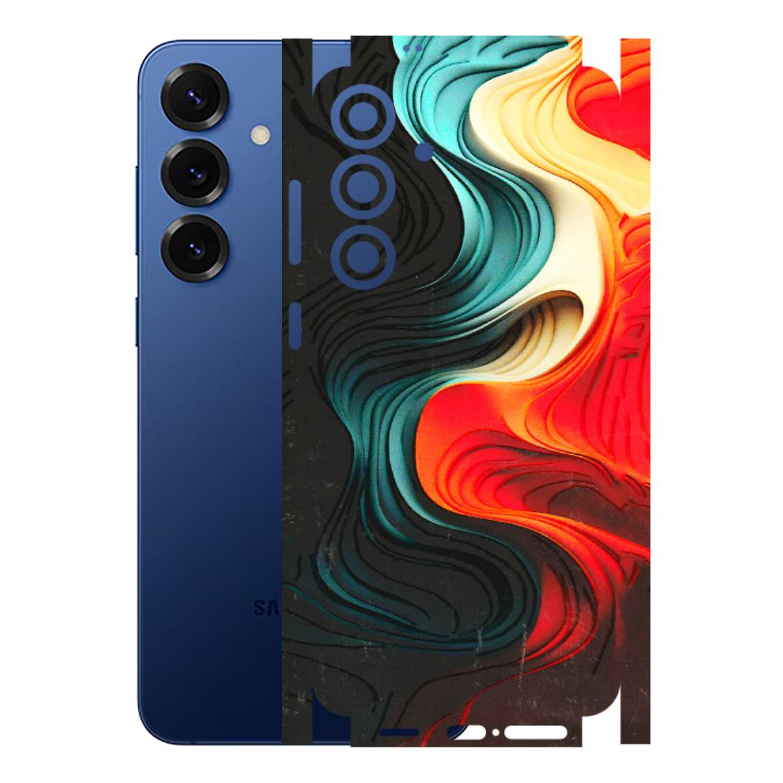 Samsung A/S Series Phone Skins (All Models) - The Silky Swirl - 3D Embossed Finish (L-240) Samsung Galaxy S25 Plus