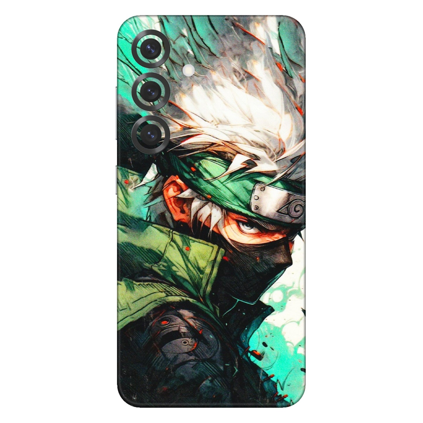 Samsung A/S Series Phone Skins (All Models) - Kakashi Side Profile - 3D Embossed Finish (L-249) Samsung Galaxy S25 Plus