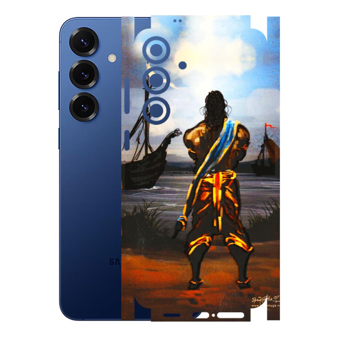 Samsung A/S Series Phone Skins (All Models) - Heavenly God Figure - 3D Embossed Finish (L-34) Samsung Galaxy S25 Plus