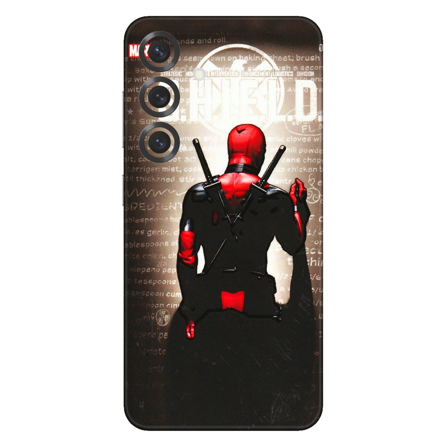 Samsung A/S Series Phone Skins (All Models) - Deadpool - 3D Embossed Finish (L-56) Samsung Galaxy S25 Plus