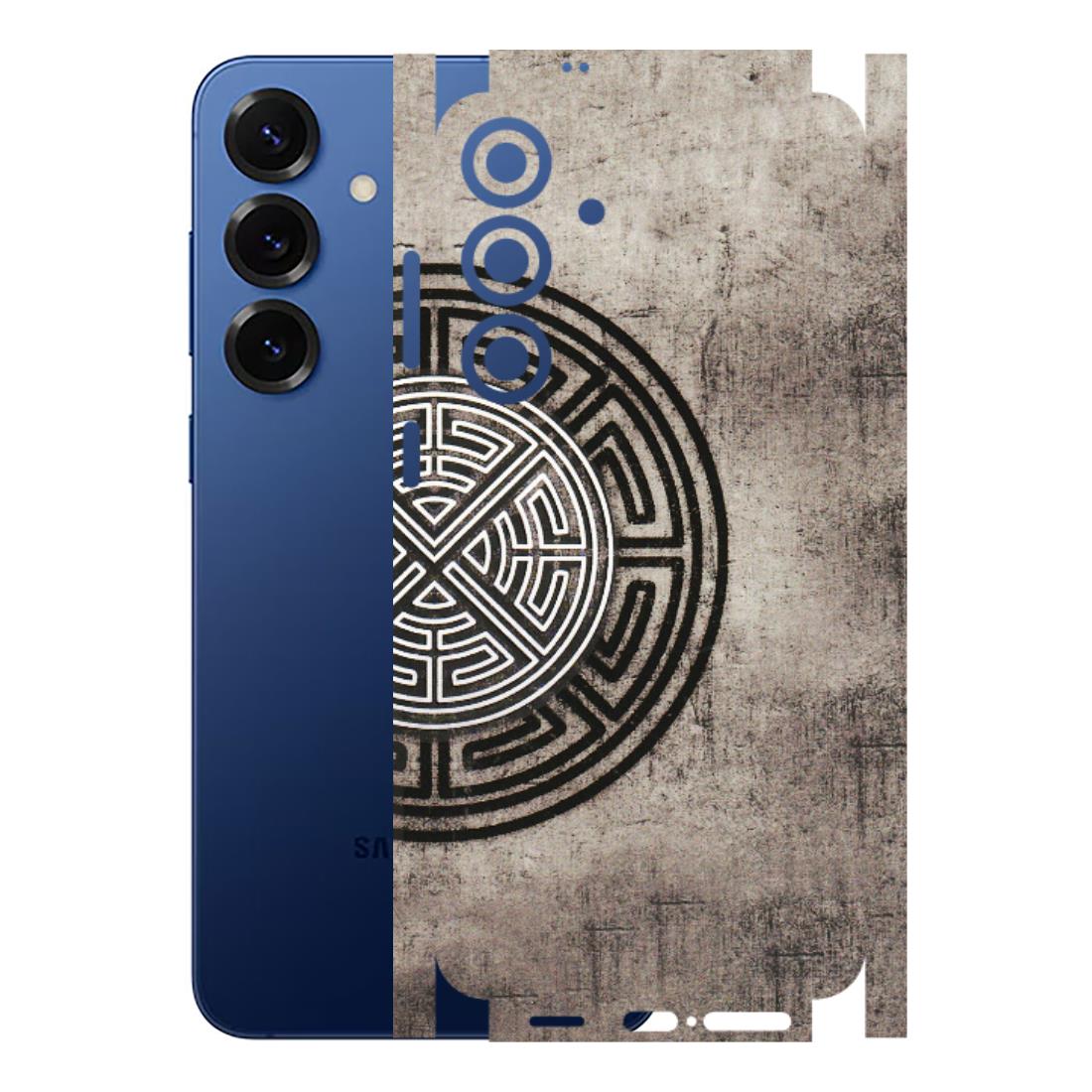 Samsung A/S Series Phone Skins (All Models) - Mysterious Circular Design - 3D Embossed Finish (L-63) Samsung Galaxy S25 Plus