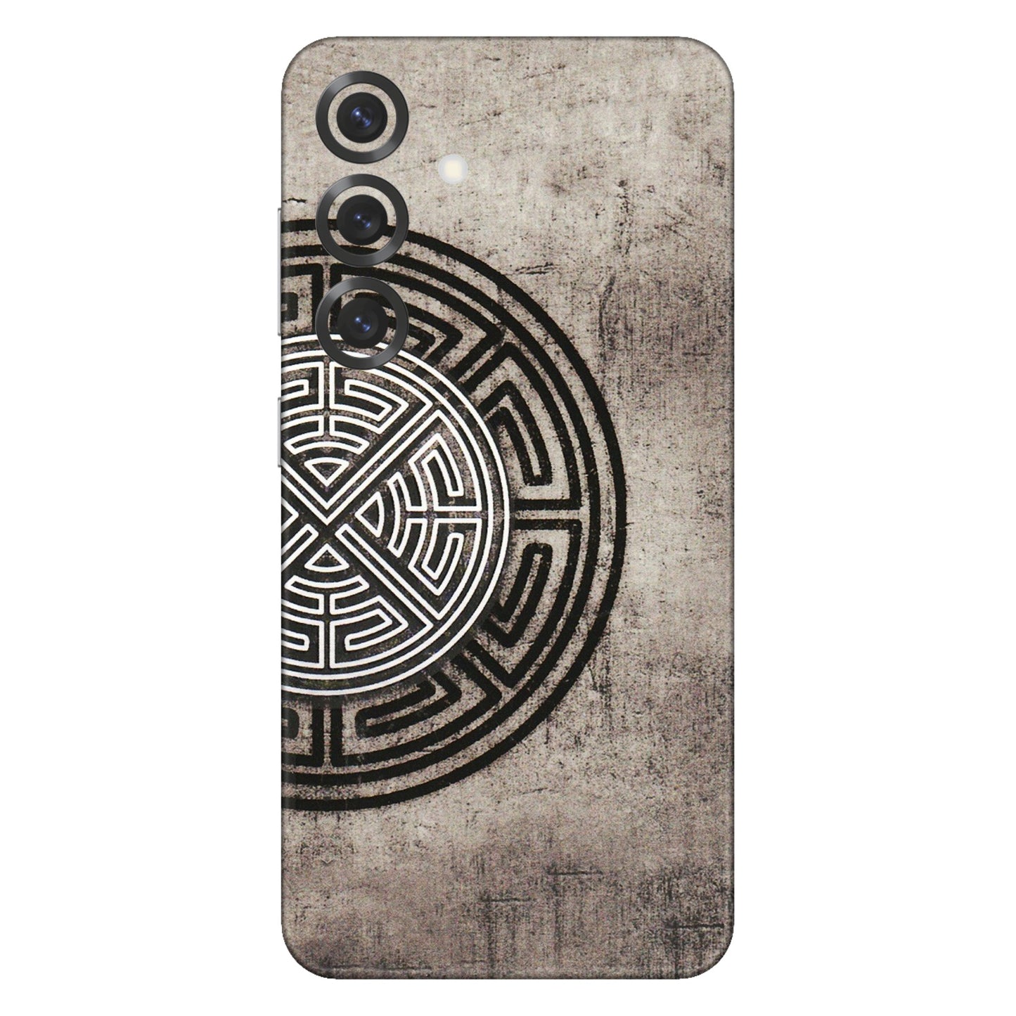Samsung A/S Series Phone Skins (All Models) - Mysterious Circular Design - 3D Embossed Finish (L-63) Samsung Galaxy S25 Plus