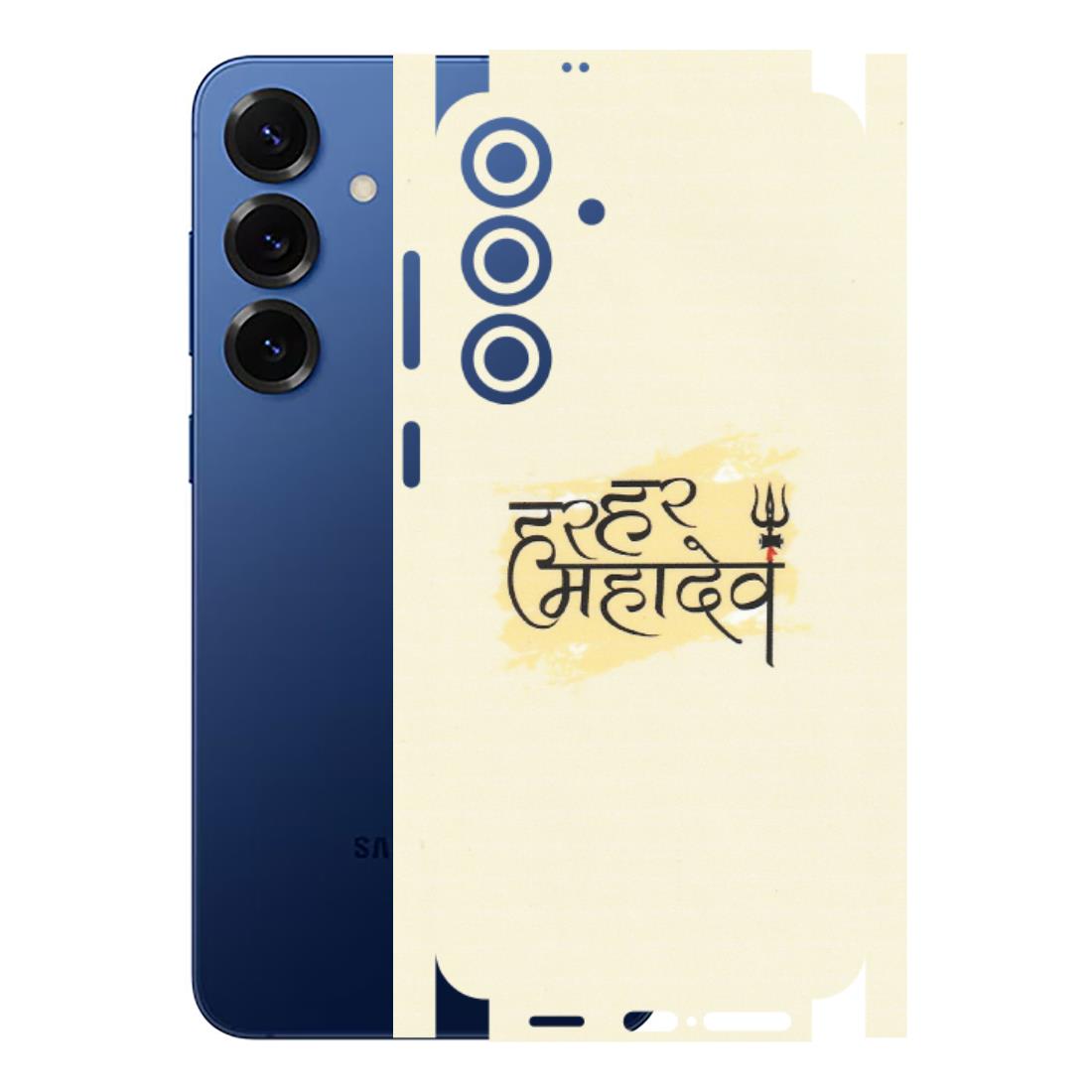 Samsung A/S Series Phone Skins (All Models) - Har Har Mahadev - Matte Finish (M-10) Samsung Galaxy S25 Plus