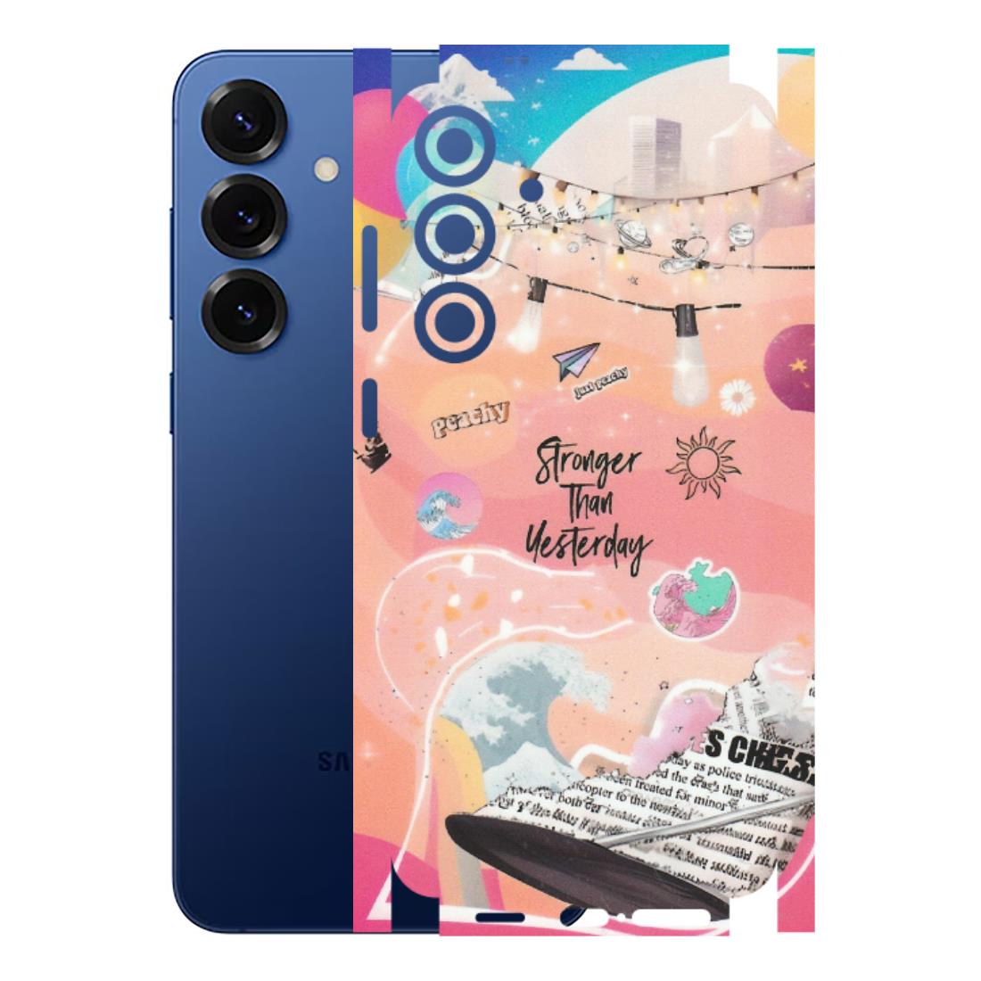 Samsung A/S Series Phone Skins (All Models) - Stronger Then Yesterday - Matte Finish (M-128) Samsung Galaxy S25 Plus