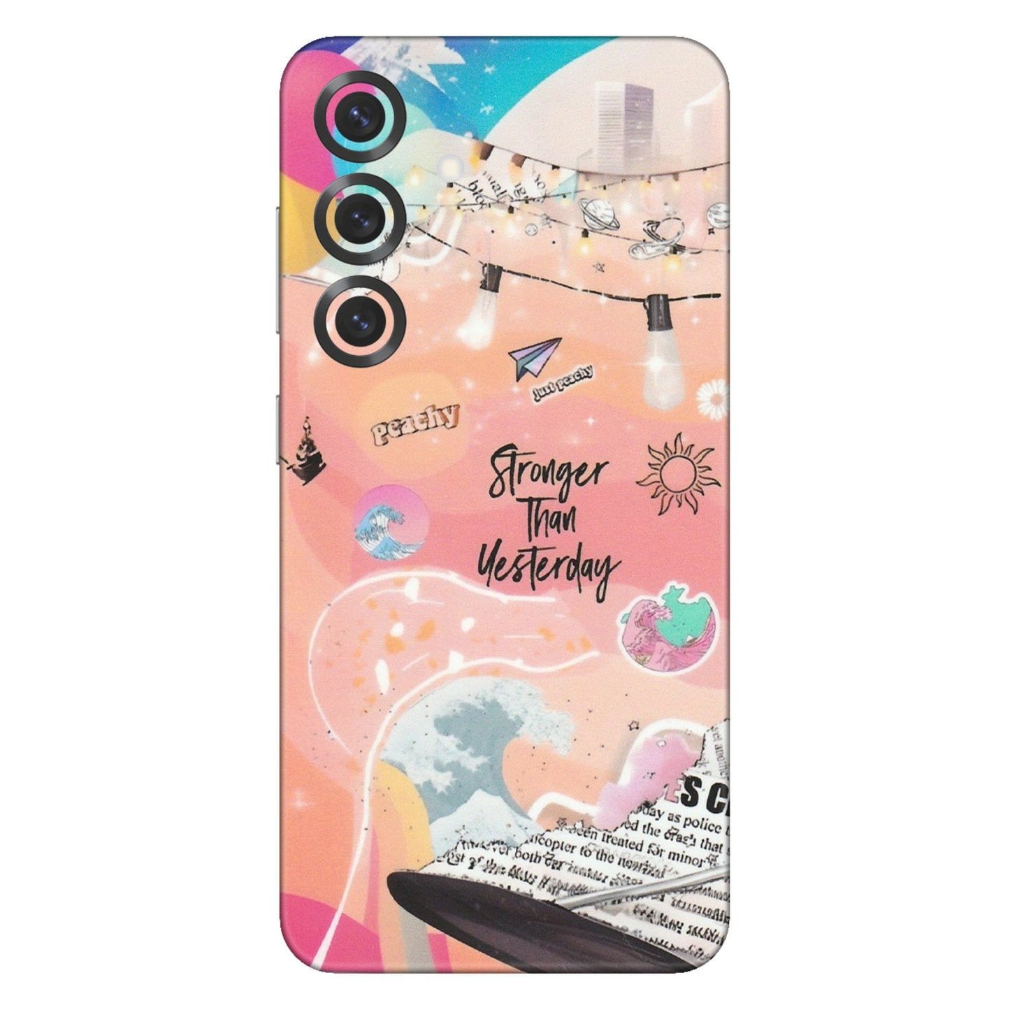 Samsung A/S Series Phone Skins (All Models) - Stronger Then Yesterday - Matte Finish (M-128) Samsung Galaxy S25 Plus