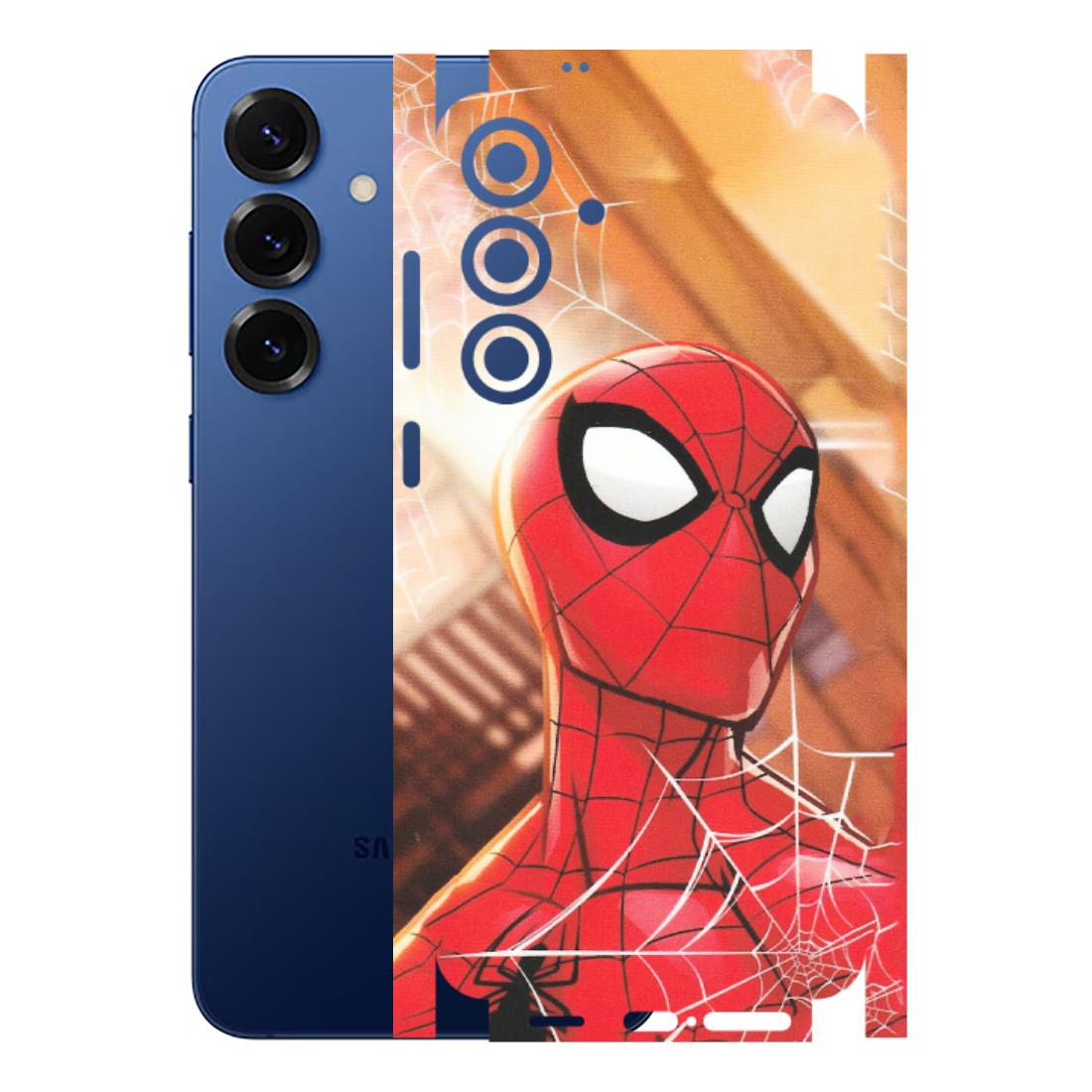 Samsung A/S Series Phone Skins (All Models) - Spiderman Face New - Matte Finish (M-41) Samsung Galaxy S25 Plus