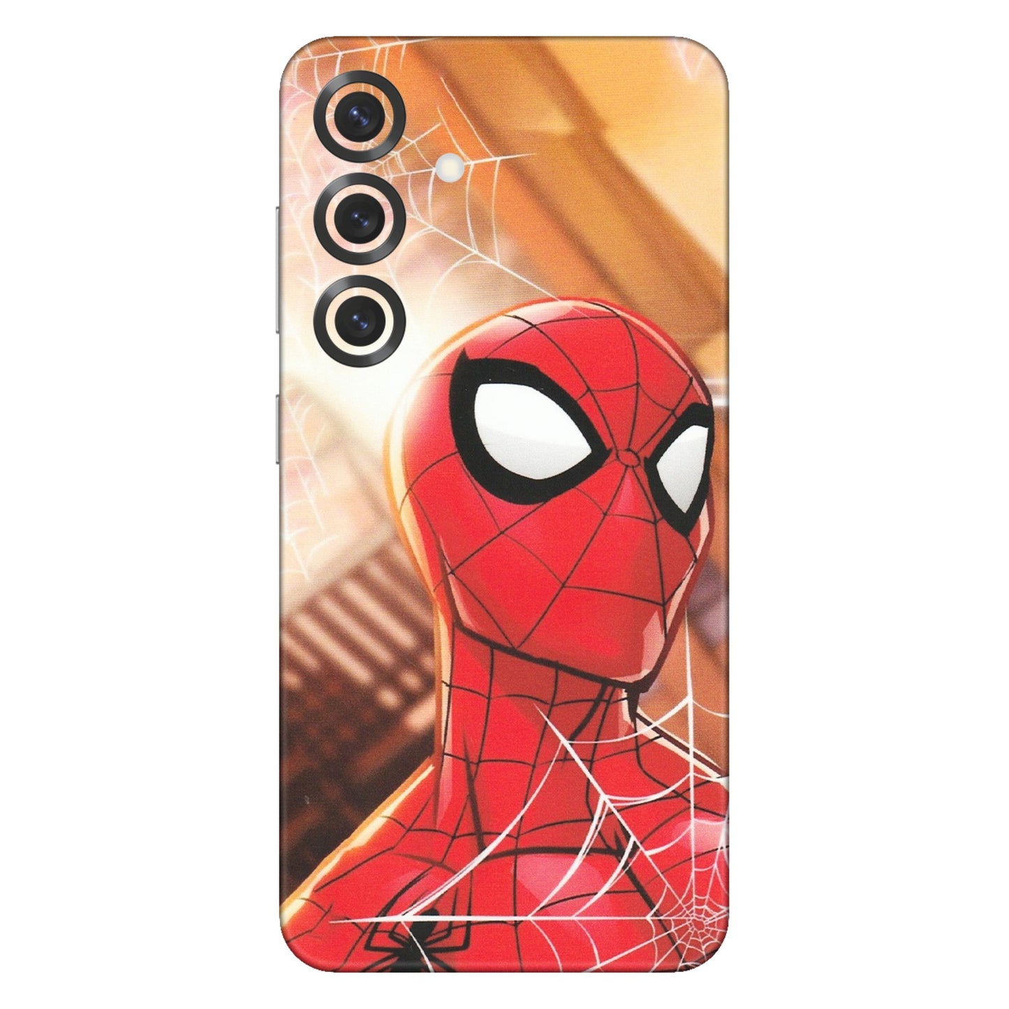 Samsung A/S Series Phone Skins (All Models) - Spiderman Face New - Matte Finish (M-41) Samsung Galaxy S25 Plus