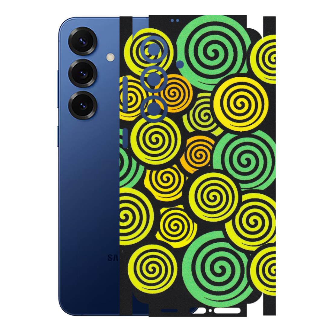 Samsung A/S Series Phone Skins (All Models) - Crazy Spiral - Matte Finish (M-91) Samsung Galaxy S25 Plus