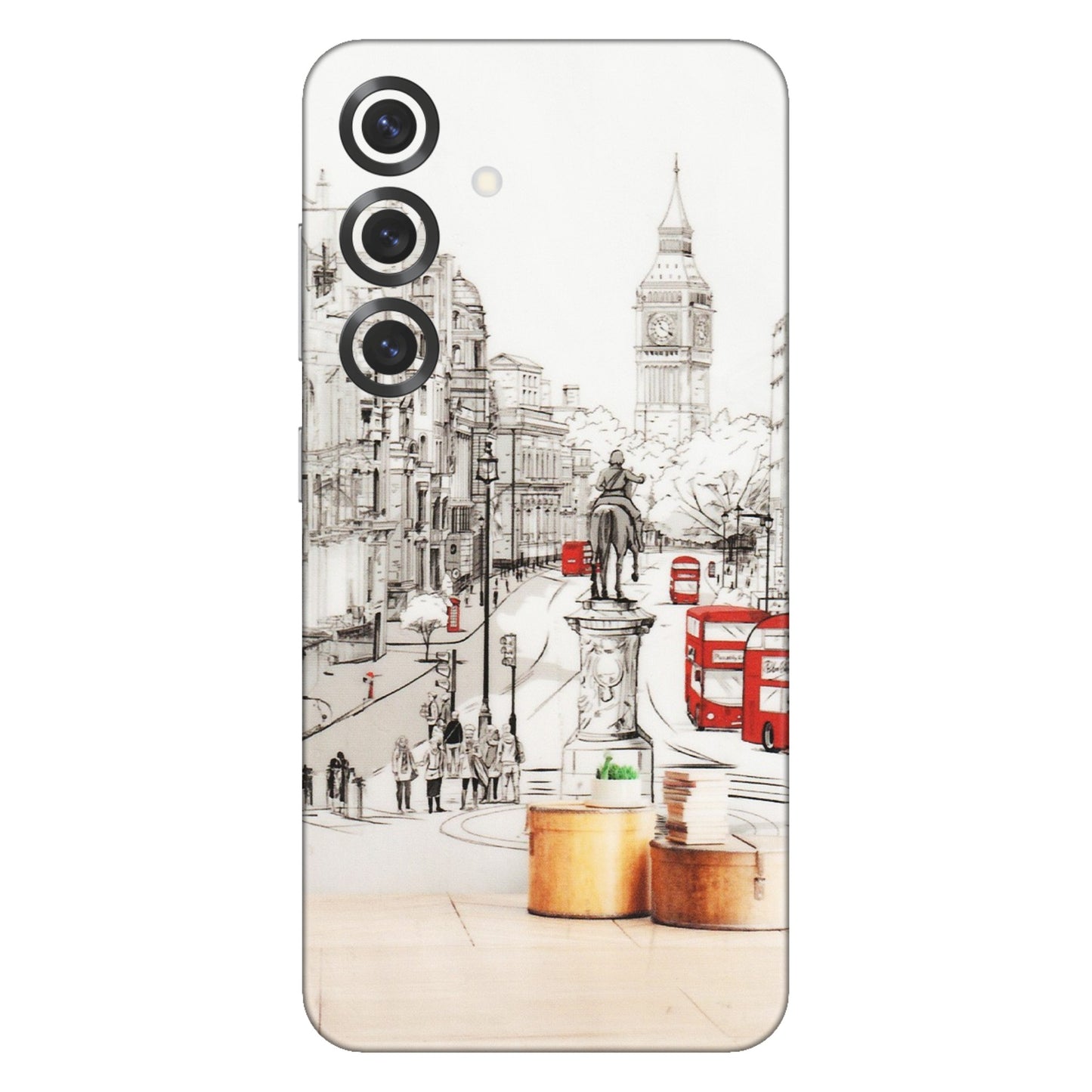 Samsung A/S Series Phone Skins (All Models) - London Street - Transparent Finish (T-02) Samsung Galaxy S25 Plus
