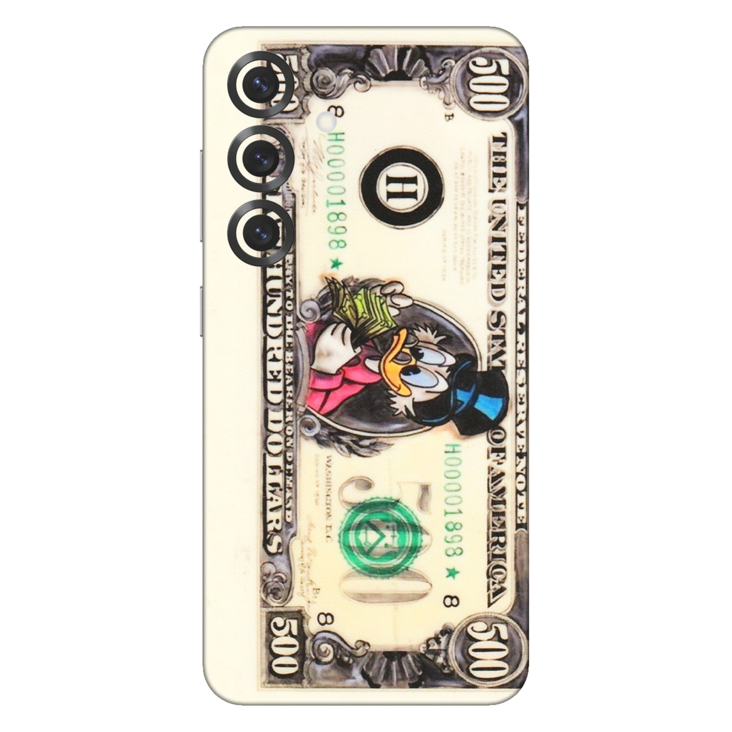 Samsung A/S Series Phone Skins (All Models) - Five Hundred Dollar Duck - Transparent Finish (T-15) Samsung Galaxy S25 Plus