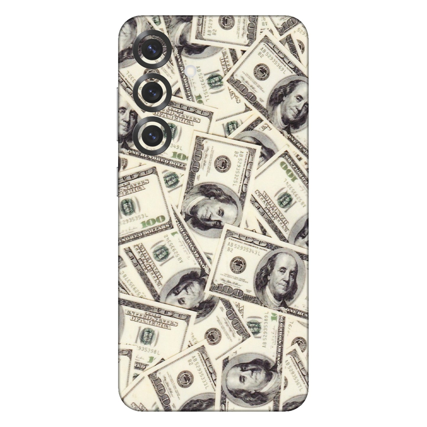 Samsung A/S Series Phone Skins (All Models) - Dollar Lover - Transparent Finish (T-17) Samsung Galaxy S25 Plus