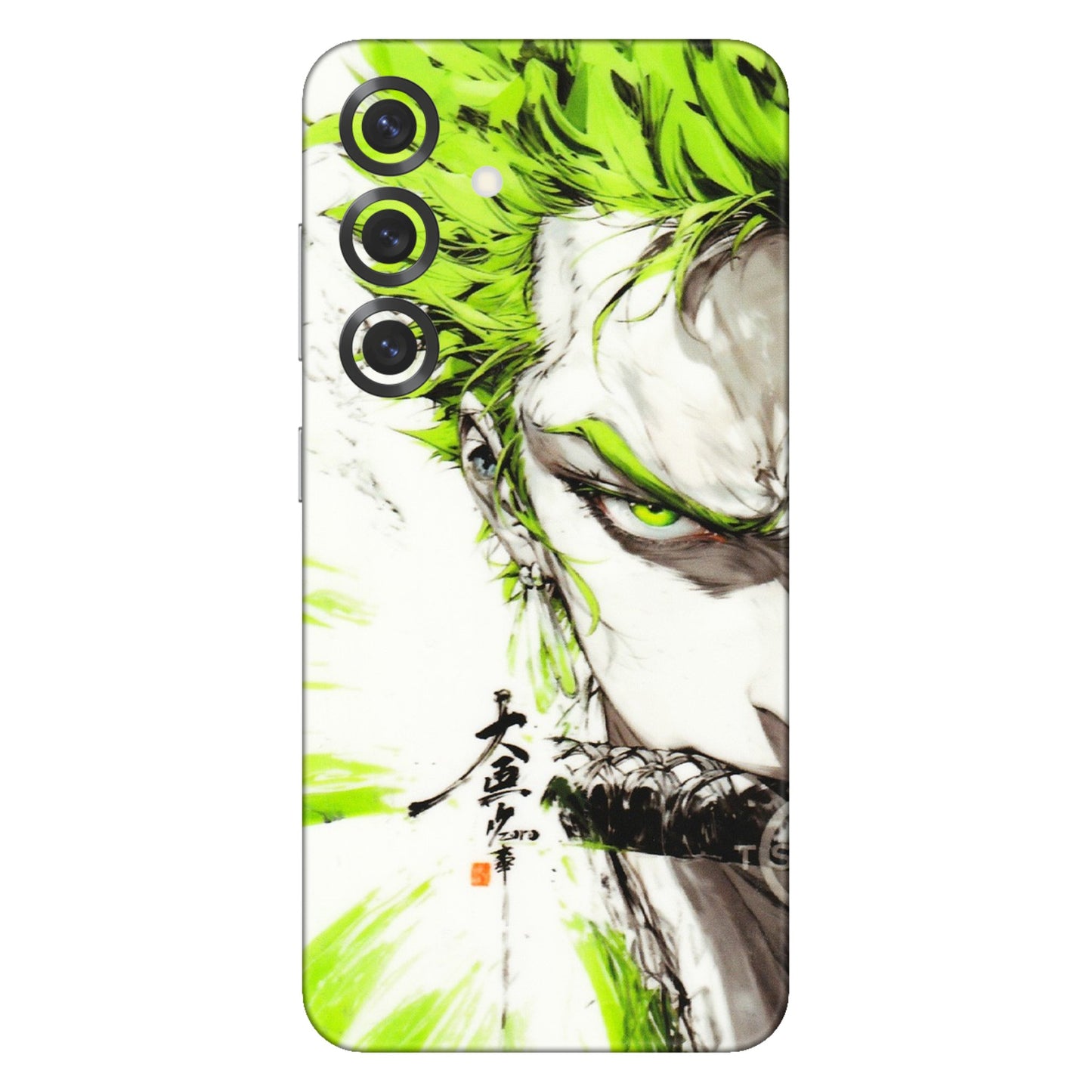Samsung A/S Series Phone Skins (All Models) - Roro Taku Anime - Transparent Finish (T-18) Samsung Galaxy S25 Plus