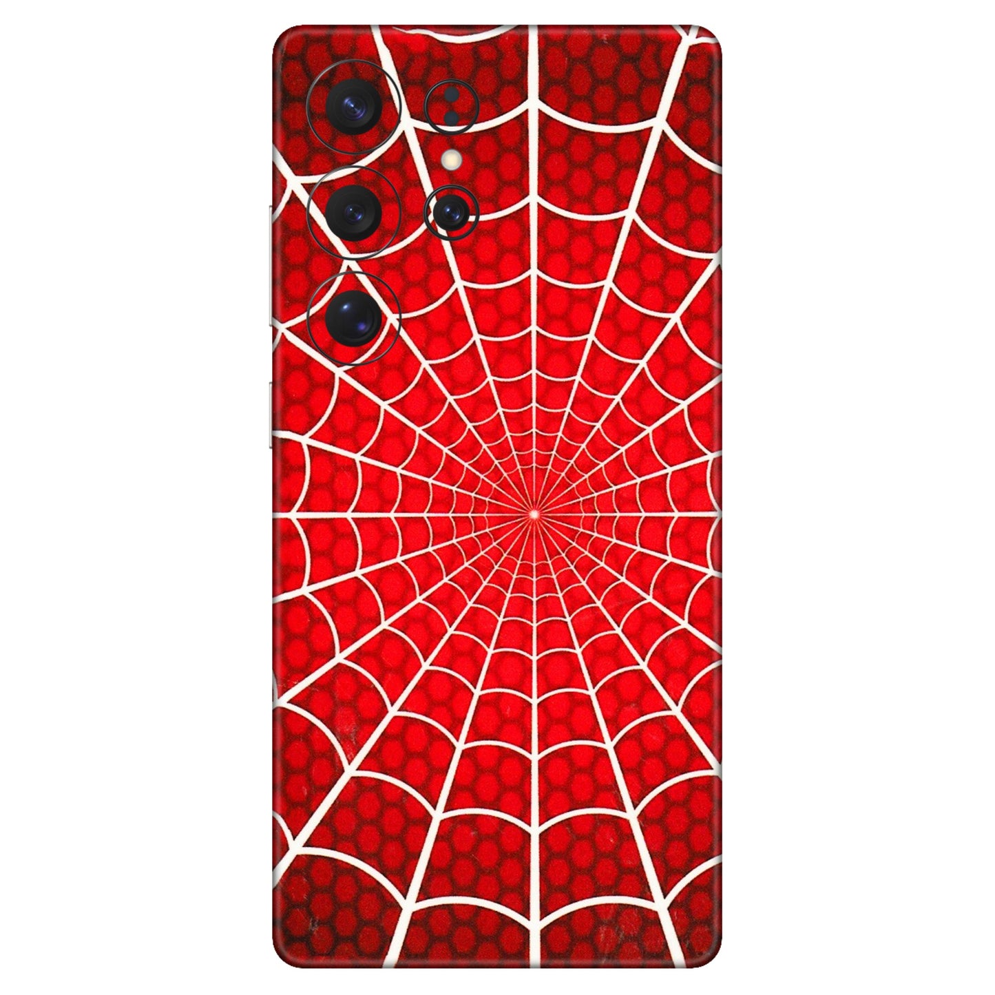 Samsung A/S Series Phone Skins (All Models) - Classic Spidey Web - 3D Embossed Finish (L-115) Samsung Galaxy S25 Ultra (5G)