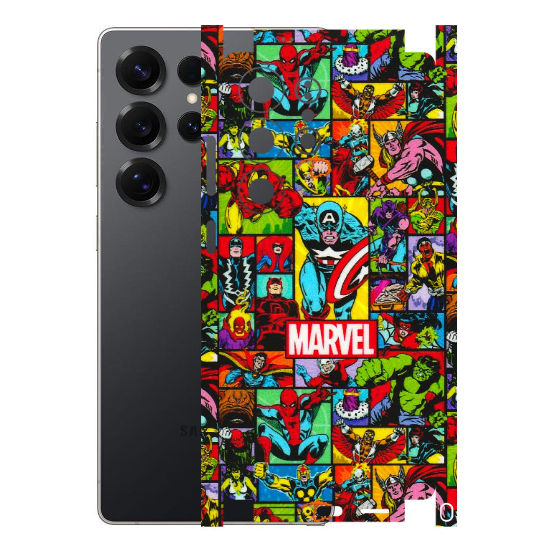 Samsung A/S Series Phone Skins (All Models) - MARVELOUS Comic Characters - 3D Embossed Finish (L-129) Samsung Galaxy S25 Ultra (5G)