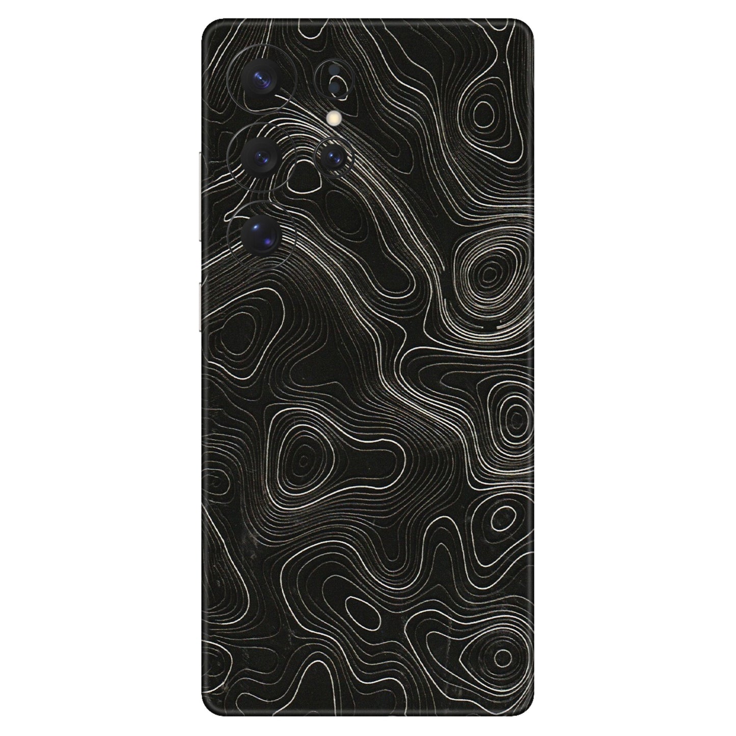 Samsung A/S Series Phone Skins (All Models) - Black Swirl - 3D Embossed Finish (L-196) Samsung Galaxy S25 Ultra (5G)