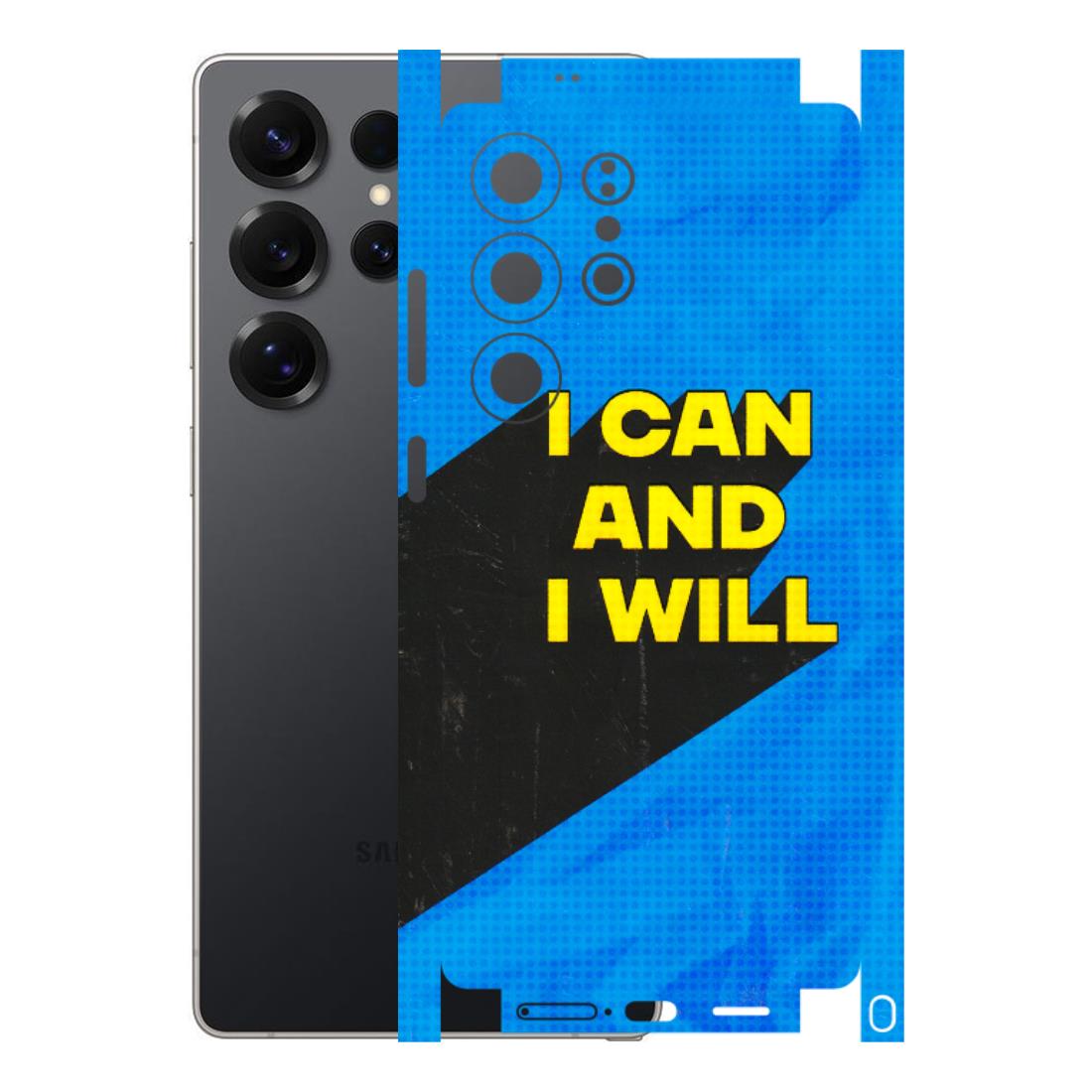 Samsung A/S Series Phone Skins (All Models) - I Can And I Will - 3D Embossed Finish (L-281) Samsung Galaxy S25 Ultra (5G)