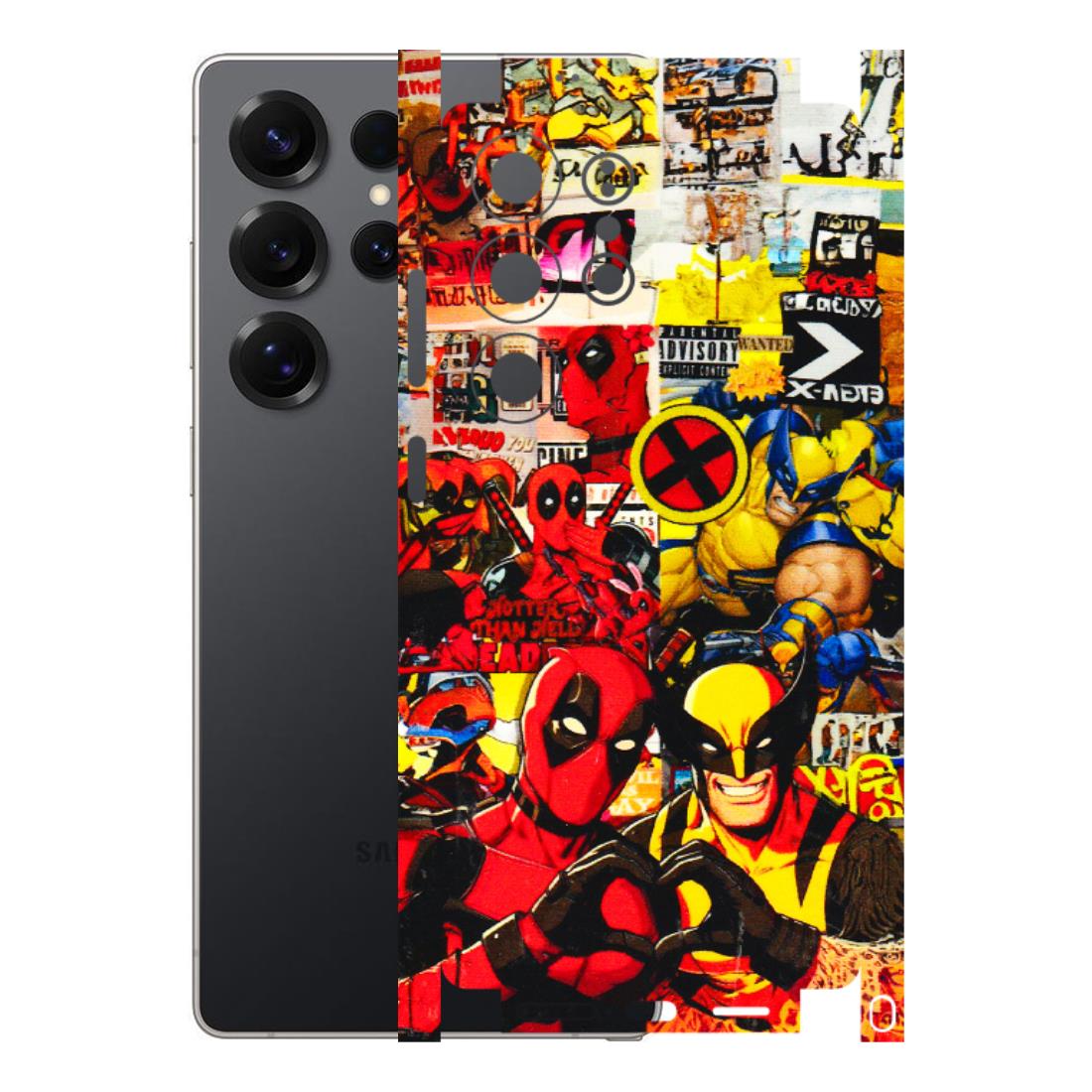Samsung A/S Series Phone Skins (All Models) - Spidy Wolverine - 3D Embossed Finish (L-310) Samsung Galaxy S25 Ultra (5G)