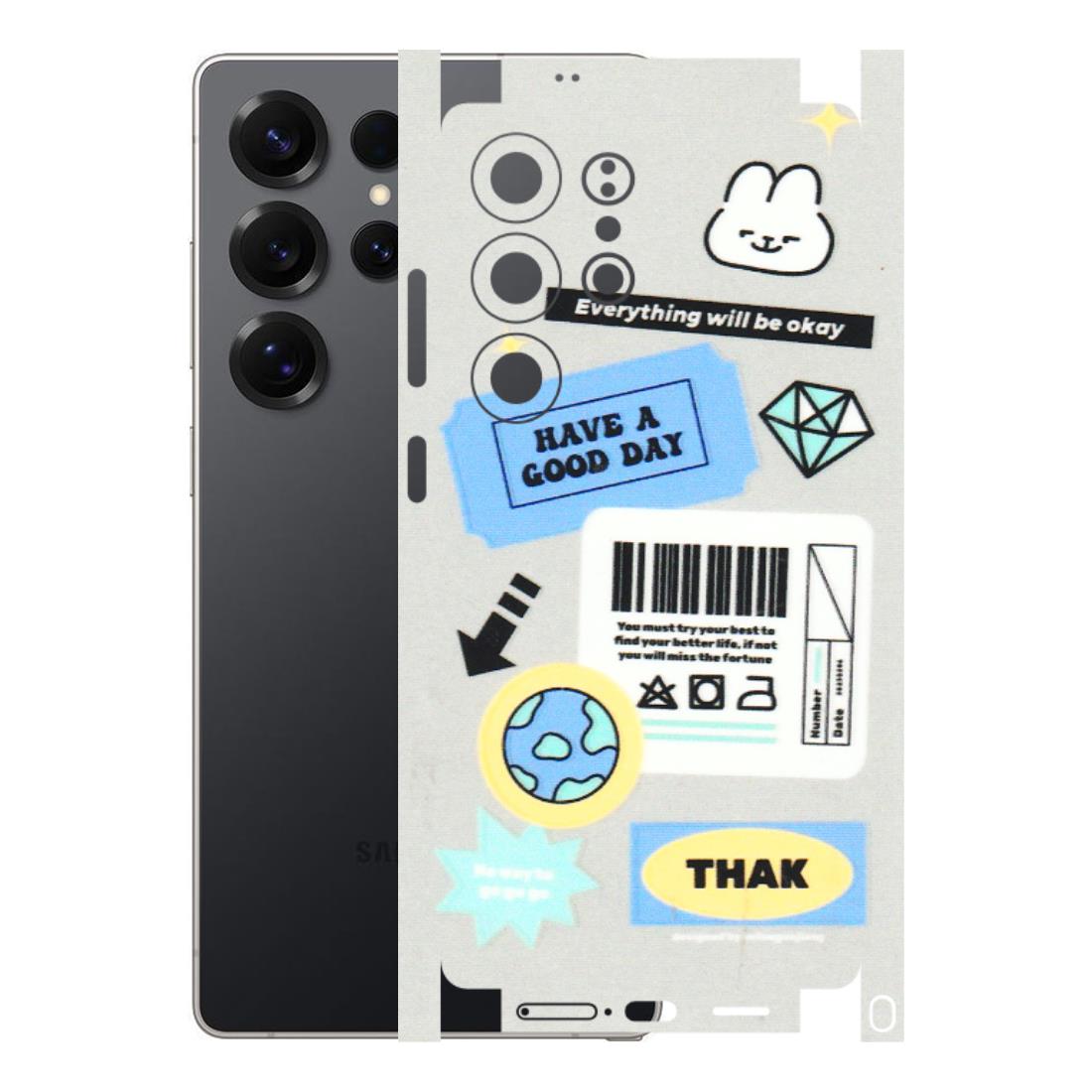 Samsung A/S Series Phone Skins (All Models) - Will Be Okay Design - 3D Embossed Finish (L-316) Samsung Galaxy S25 Ultra (5G)