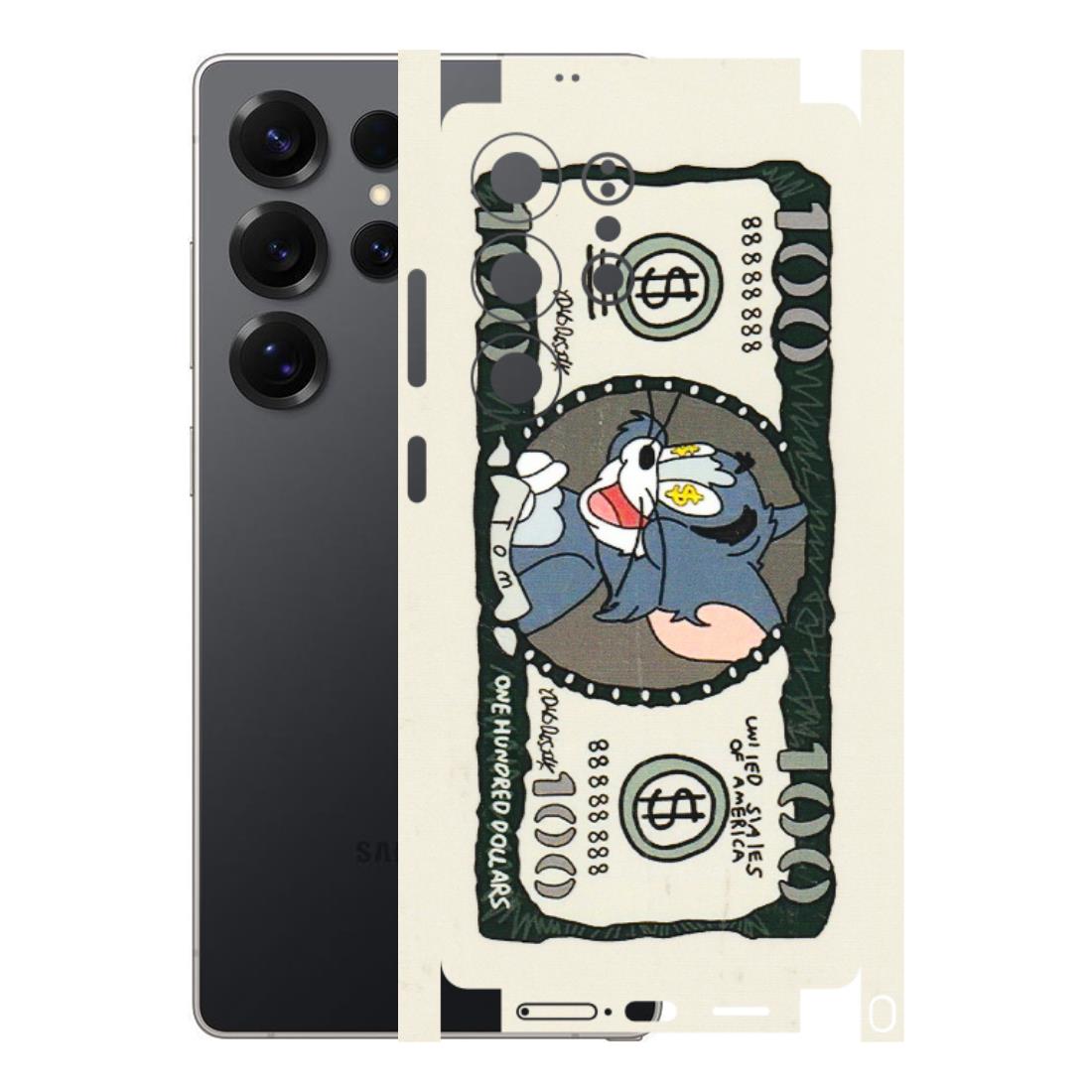 Samsung A/S Series Phone Skins (All Models) - Tom Hundred Dollar - 3D Embossed Finish (L-324) Samsung Galaxy S25 Ultra (5G)