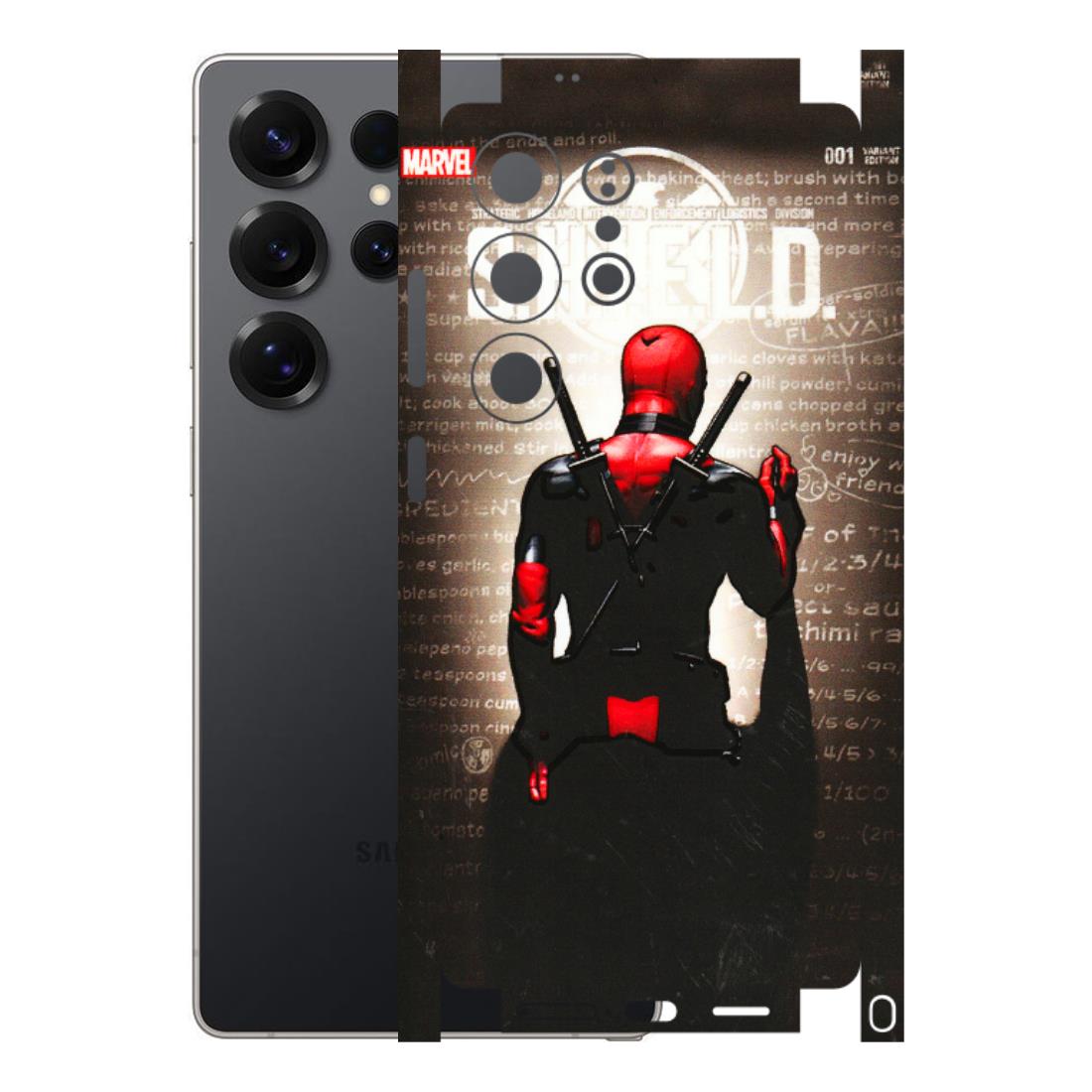 Samsung A/S Series Phone Skins (All Models) - Deadpool - 3D Embossed Finish (L-56) Samsung Galaxy S25 Ultra (5G)