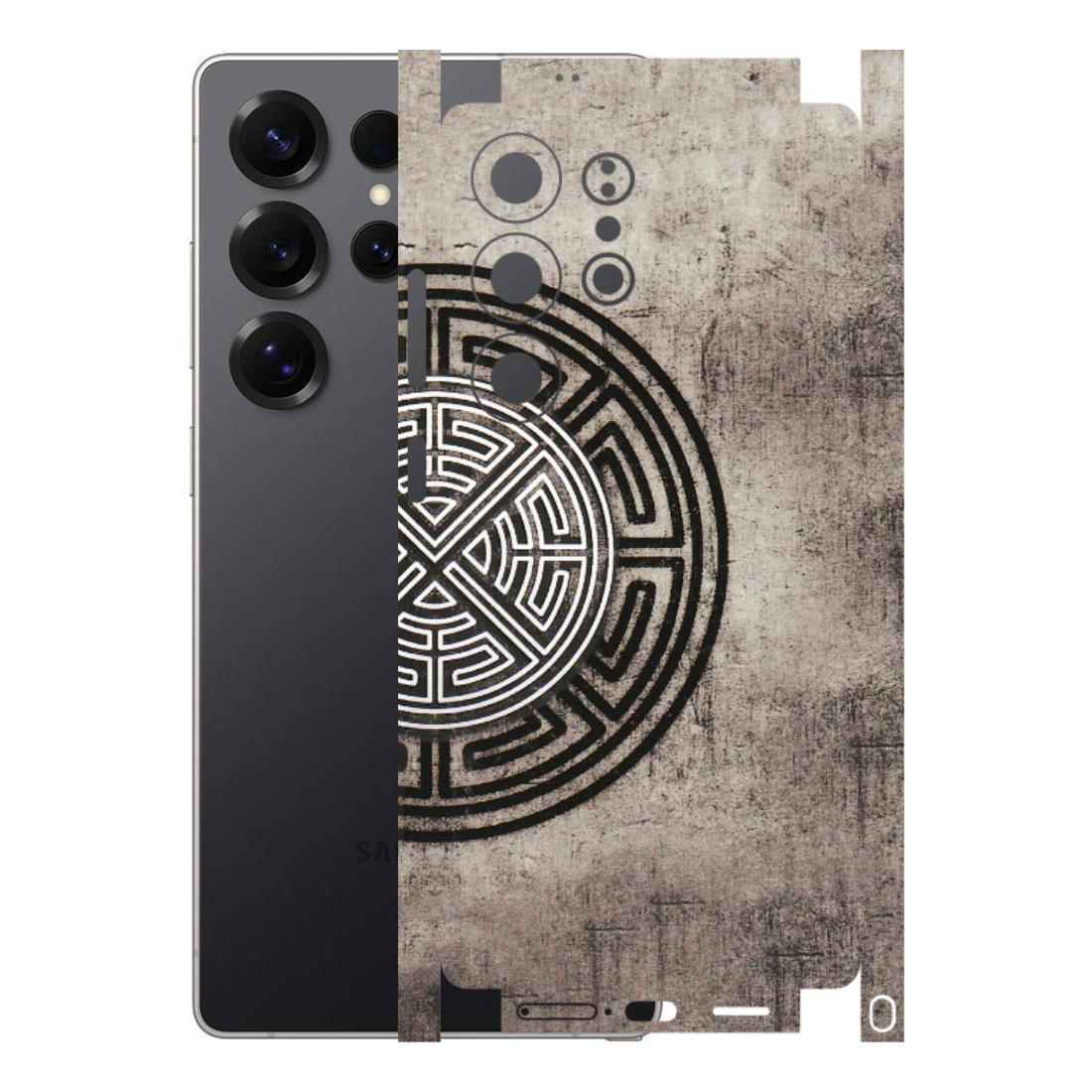 Samsung A/S Series Phone Skins (All Models) - Mysterious Circular Design - 3D Embossed Finish (L-63) Samsung Galaxy S25 Ultra (5G)