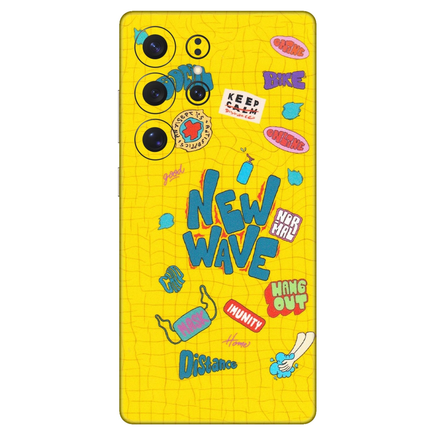 Samsung A/S Series Phone Skins (All Models) - New Wave Life - Matte Finish (M-17) Samsung Galaxy S25 Ultra (5G)