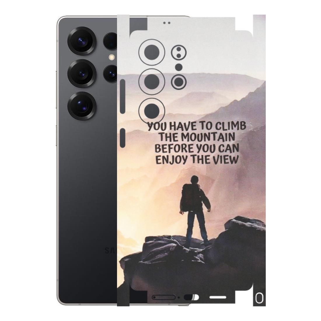 Samsung A/S Series Phone Skins (All Models) - Motivational Hiking Mountain - Matte Finish (M-28) Samsung Galaxy S25 Ultra (5G)
