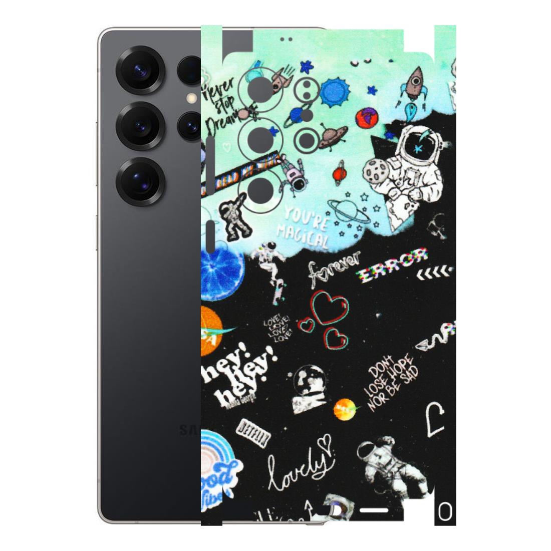 Samsung A/S Series Phone Skins (All Models) - Living In A Space Dream - Matte Finish (M-46) Samsung Galaxy S25 Ultra (5G)