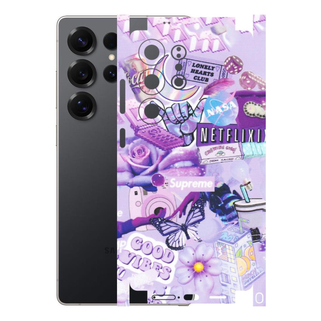 Samsung A/S Series Phone Skins (All Models) - Supreme Purple Magic - Matte Finish (M-88) Samsung Galaxy S25 Ultra (5G)
