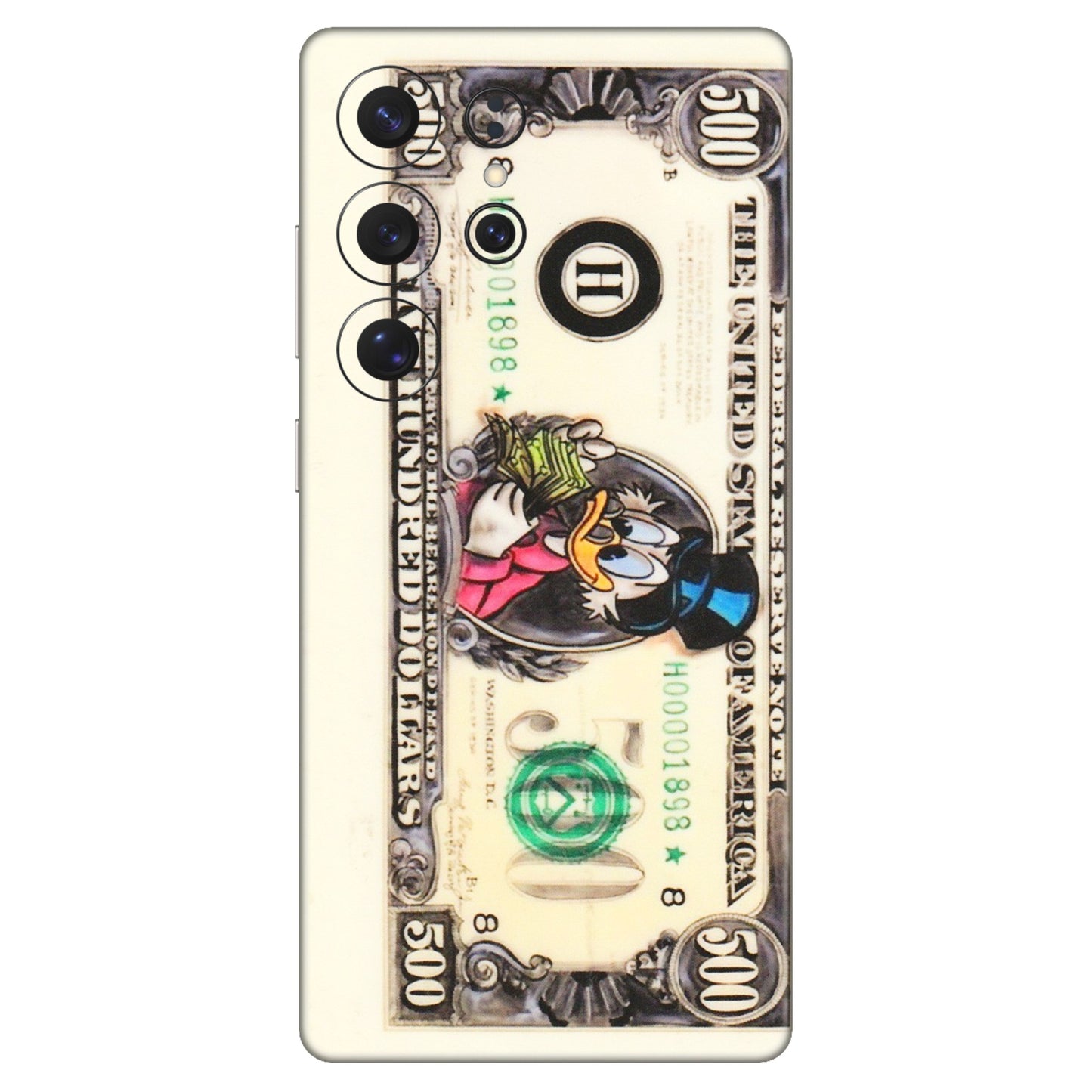 Samsung A/S Series Phone Skins (All Models) - Five Hundred Dollar Duck - Transparent Finish (T-15) Samsung Galaxy S25 Ultra (5G)