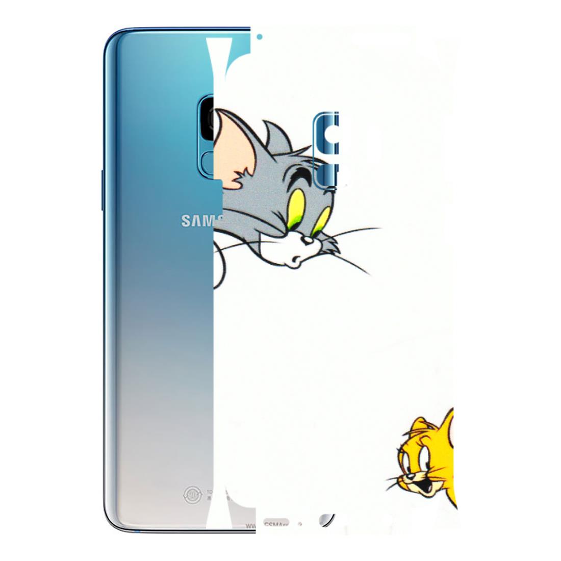 Samsung A/S Series Phone Skins (All Models) - Cute Tom And Jerry - 3D Embossed Finish (L-220) Samsung Galaxy S9