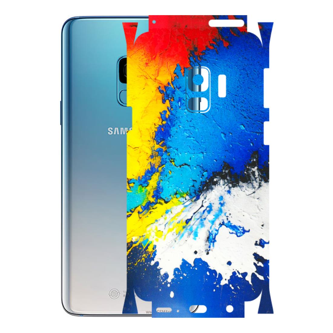 Samsung A/S Series Phone Skins (All Models) - Acrylic Paint Spill - 3D Embossed Finish (L-229) Samsung Galaxy S9