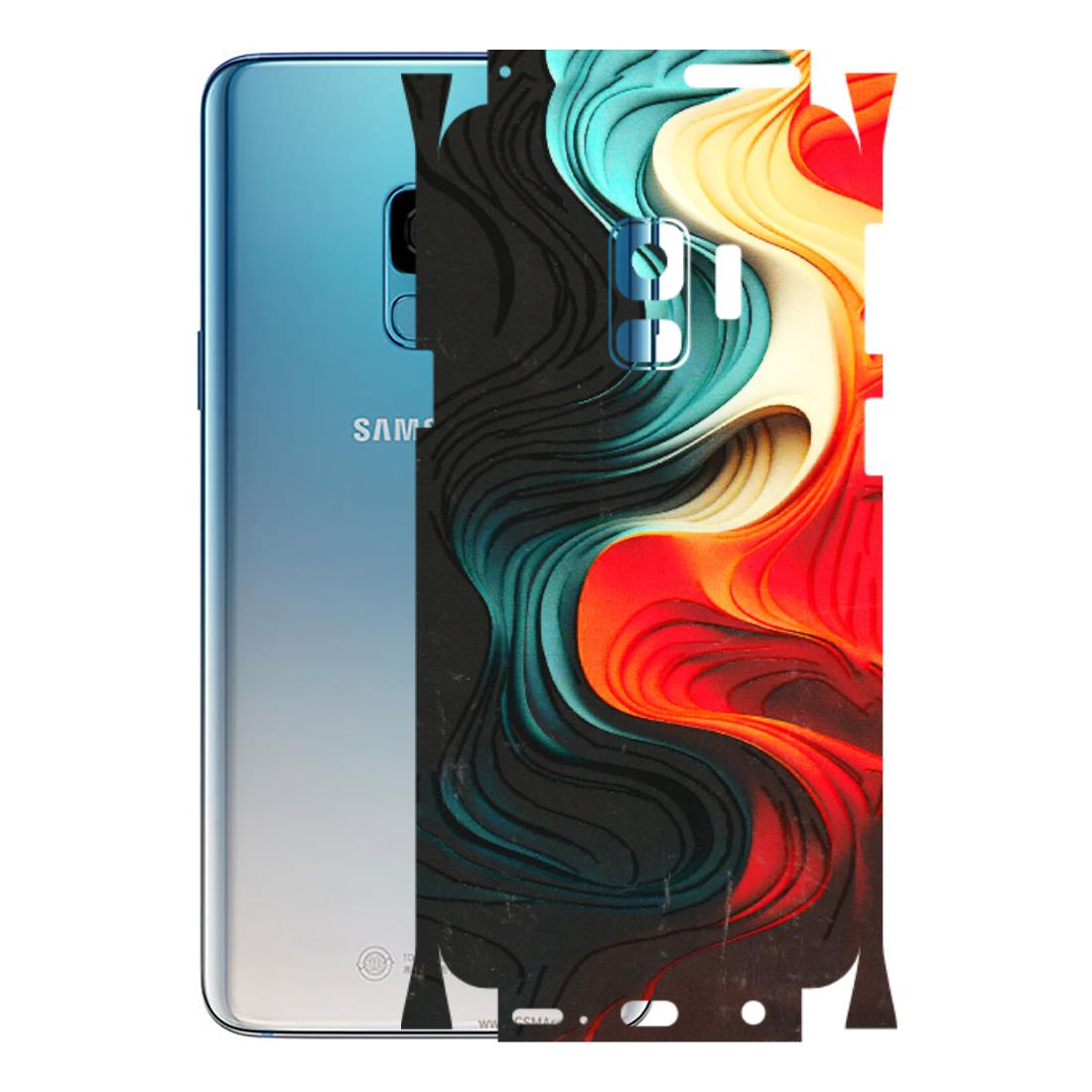Samsung A/S Series Phone Skins (All Models) - The Silky Swirl - 3D Embossed Finish (L-240) Samsung Galaxy S9
