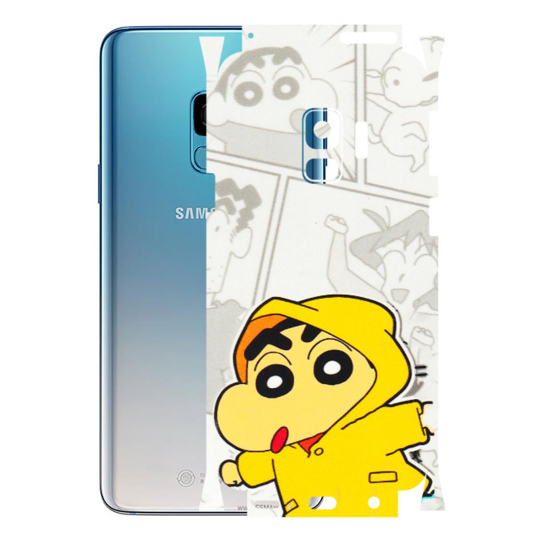 Samsung A/S Series Phone Skins (All Models) - Yellow Shinchan Comic - 3D Embossed Finish (L-246) Samsung Galaxy S9