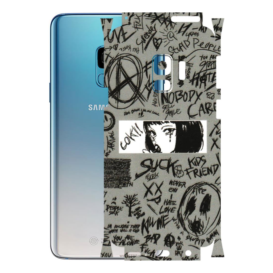 Samsung A/S Series Phone Skins (All Models) - Never Have Love Anime - 3D Embossed Finish (L-260) Samsung Galaxy S9