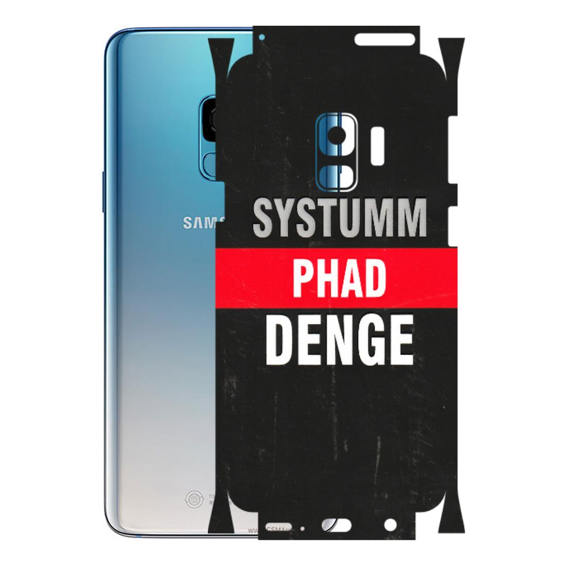 Samsung A/S Series Phone Skins (All Models) - Systumm Phad Denge - 3D Embossed Finish (L-278) Samsung Galaxy S9