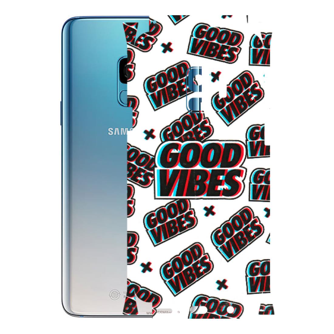 Samsung A/S Series Phone Skins (All Models) - Good Vibes - 3D Embossed Finish (L-282) Samsung Galaxy S9