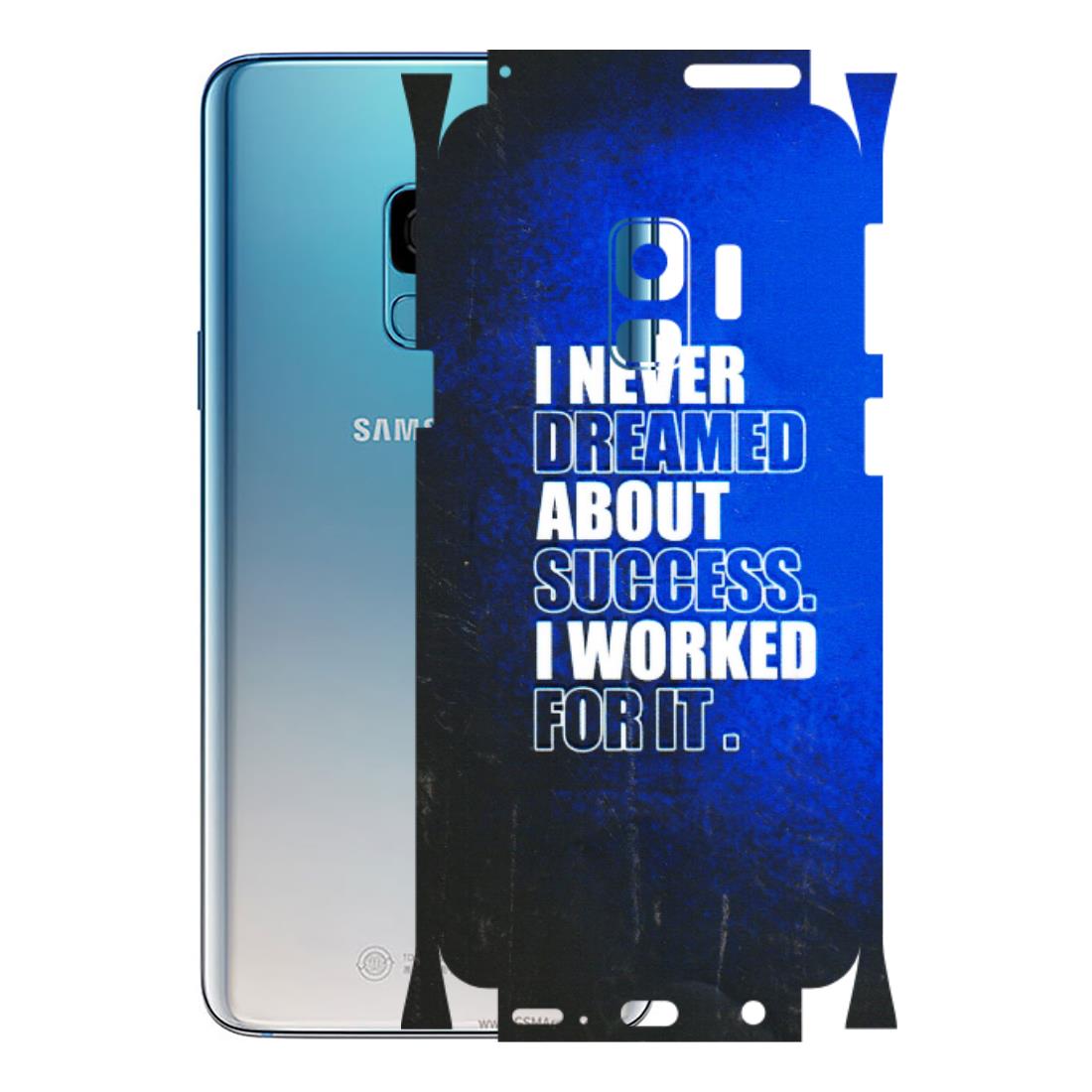 Samsung A/S Series Phone Skins (All Models) - I Never Dreamed About Success - 3D Embossed Finish (L-283) Samsung Galaxy S9