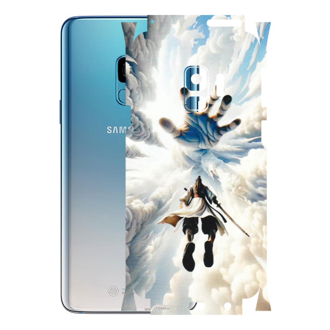 Samsung A/S Series Phone Skins (All Models) - Big Hand With Monkey King - 3D Embossed Finish (L-323) Samsung Galaxy S9
