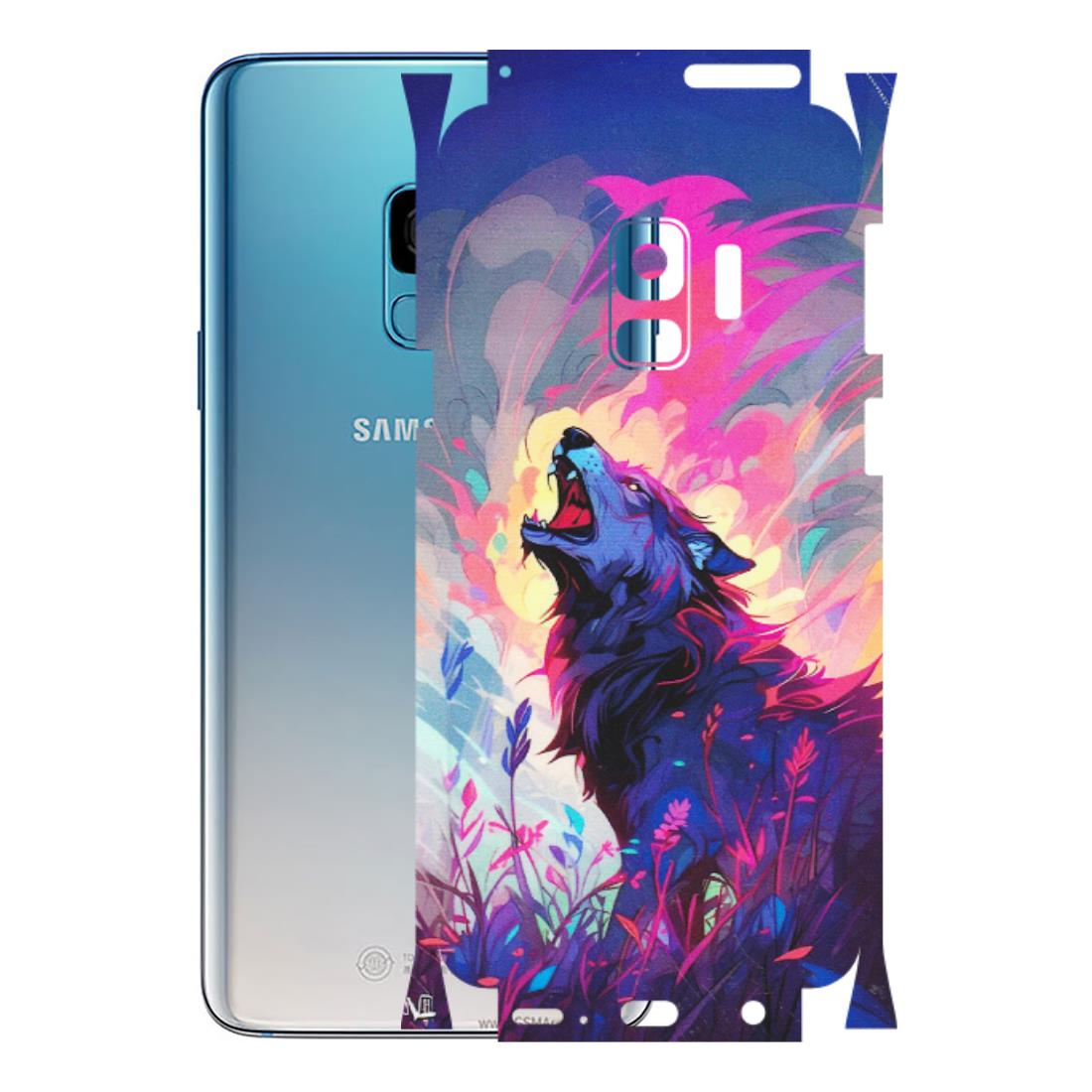 Samsung A/S Series Phone Skins (All Models) - New Wild Wolf Abstract - Matte Finish (M-125) Samsung Galaxy S9
